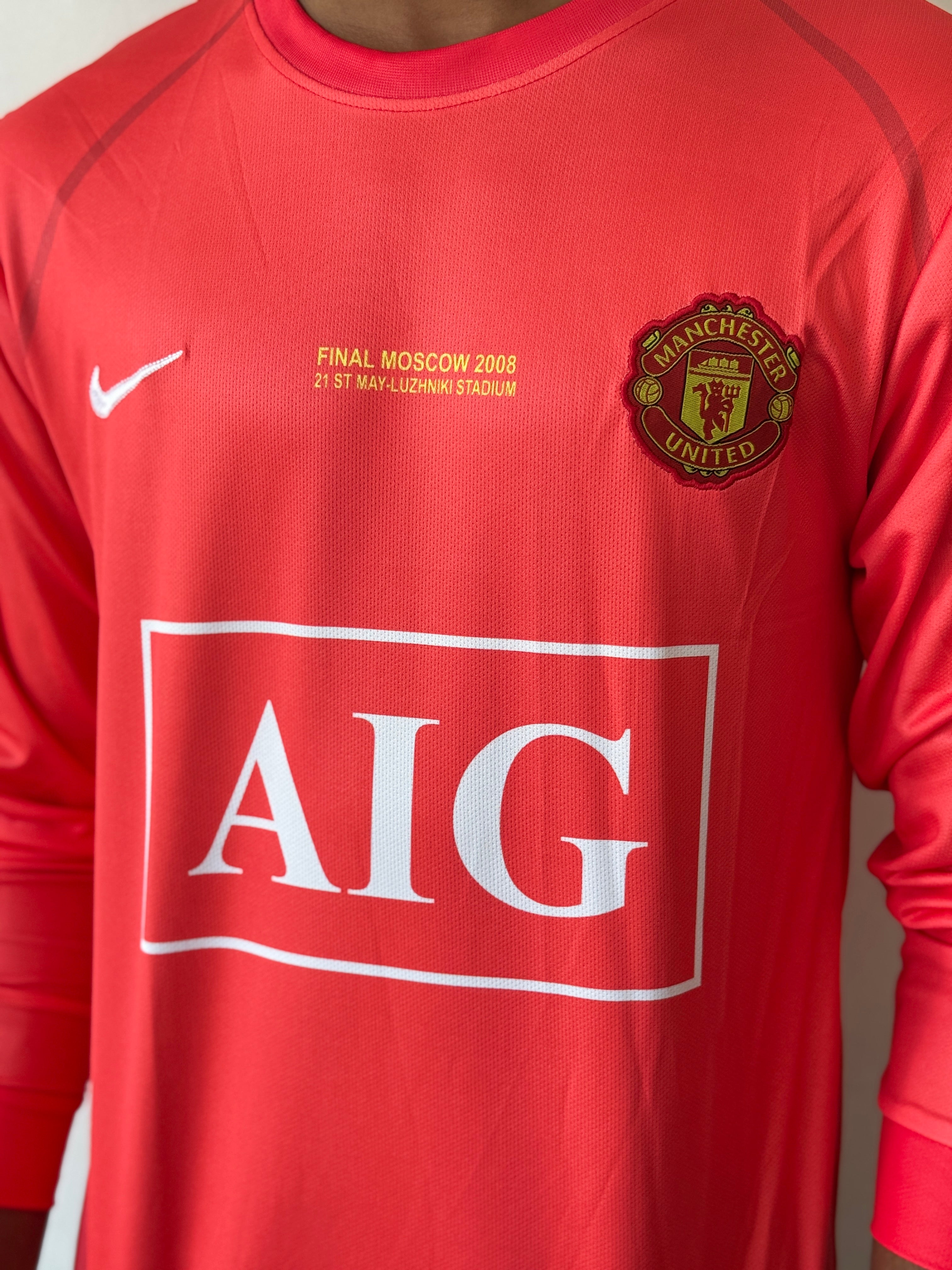 MAN UTD 2007-08 HOME FULL SLEVEE CR7 EMBRODIERY