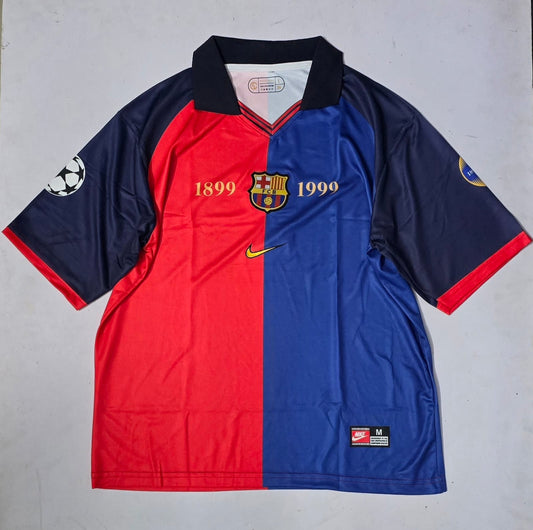 FC BARCELONA 1999 POLO FIVE SLEVEE - EMBROIDERY