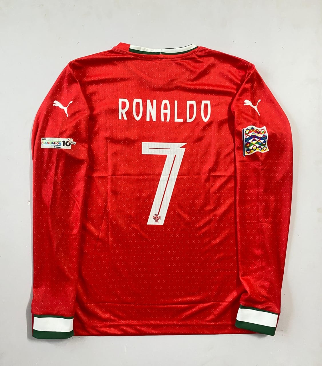 PORTUGAL 25/26 HOME NATIONS LEAGUE FINAL ( FULL SLEVEE) - EMBROIDERY
