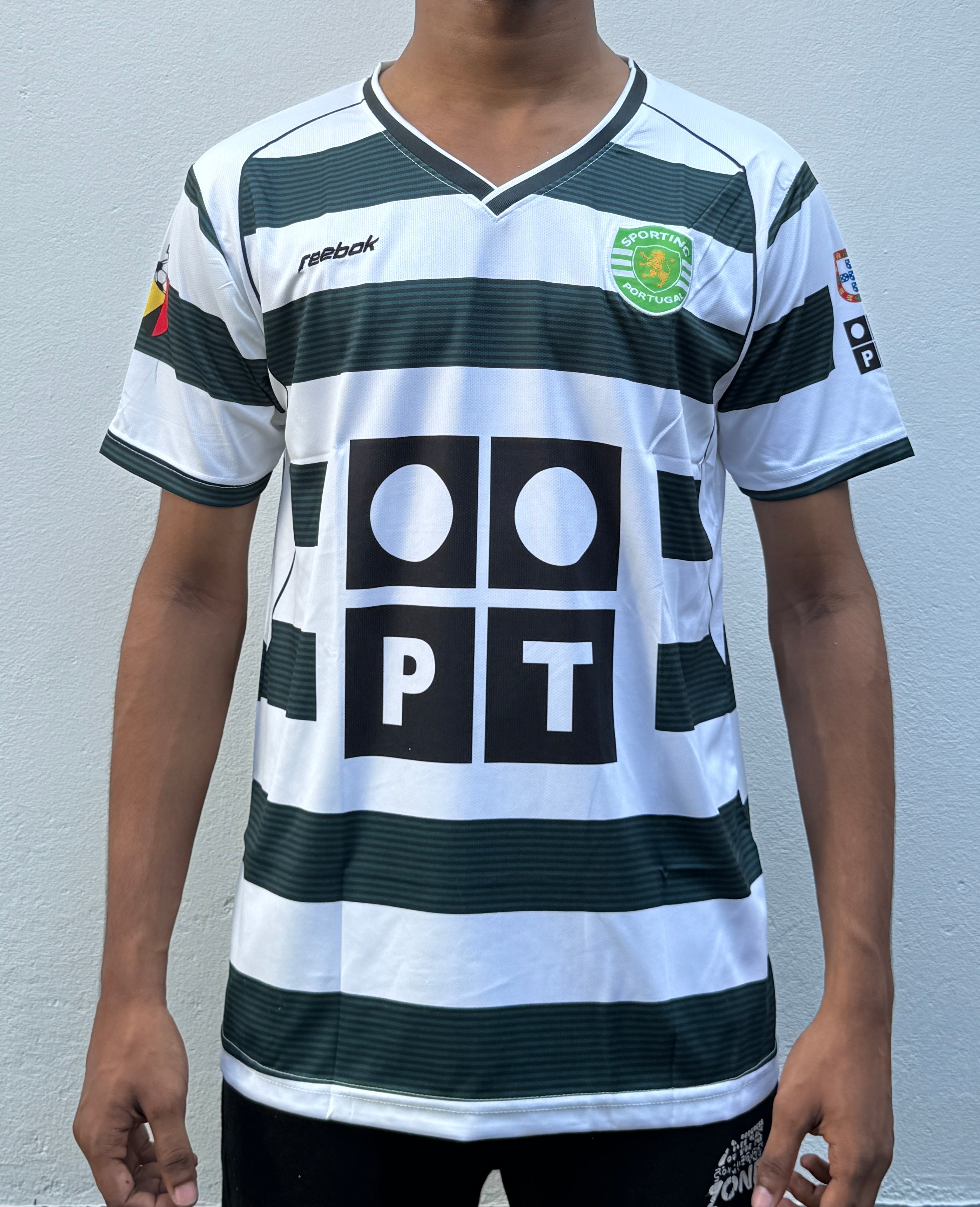 FC SPORTING HOME CR7 EMBROIDERY-Half slevee