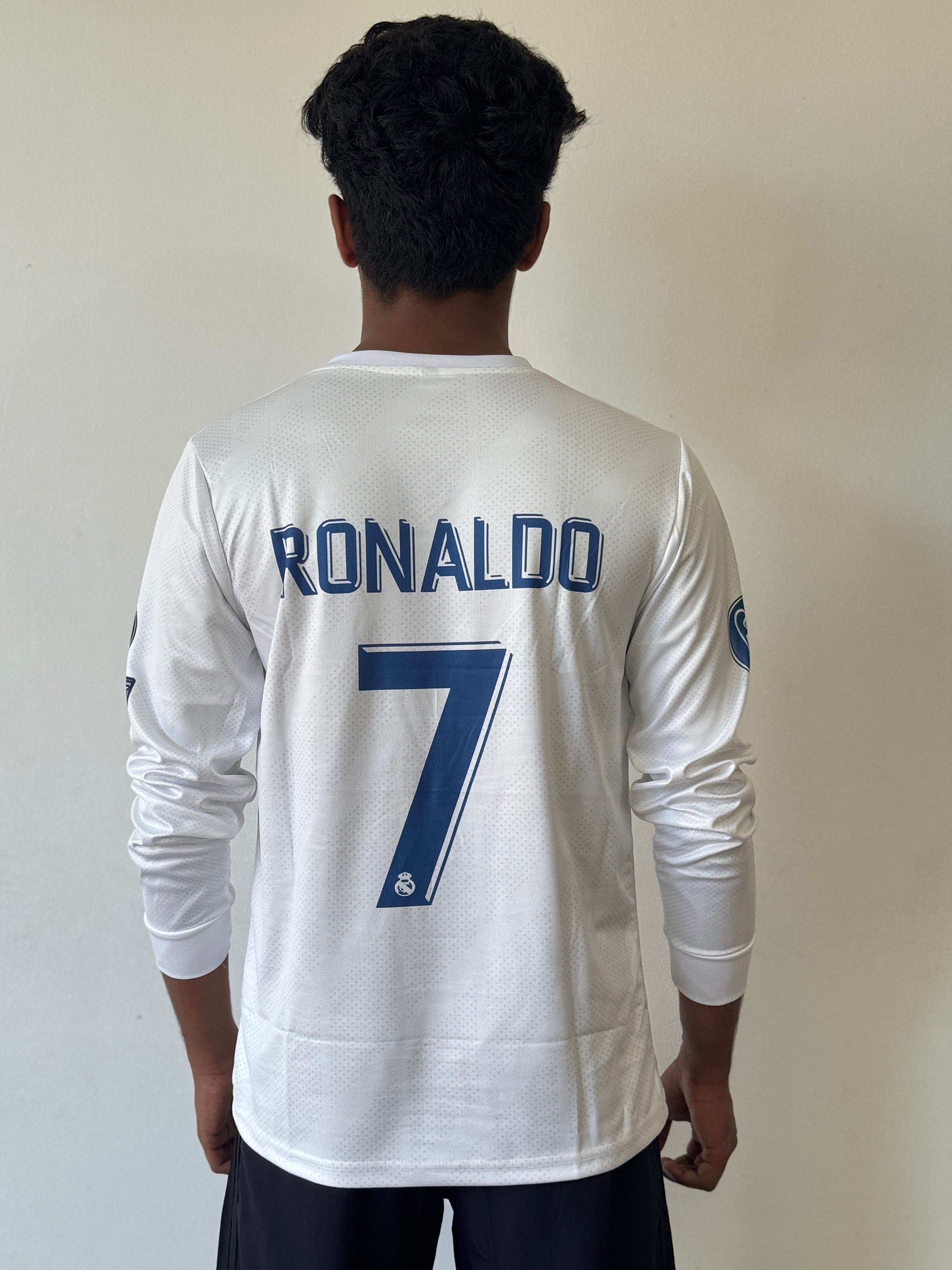 REAL MADRID 2017/18 FULL SLEEVE HOME -EMBROIDERY