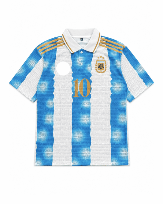 ARGENTINA X SPECIAL POLO FIVE SLEEVE - EMBROIDERY