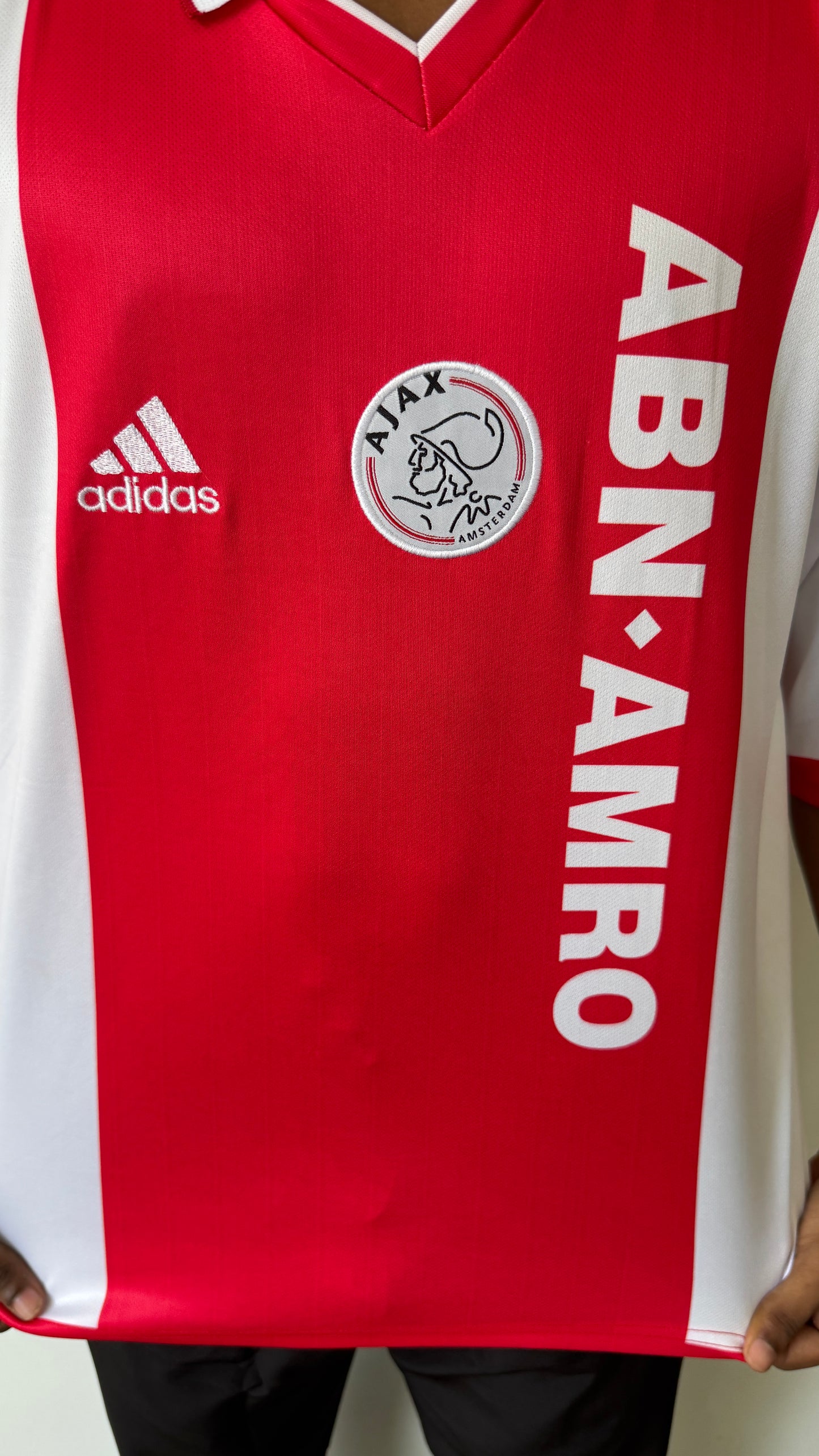 AJAX 2001-02 CRUYFF FIVE SLEVEE - EMBROIDERY