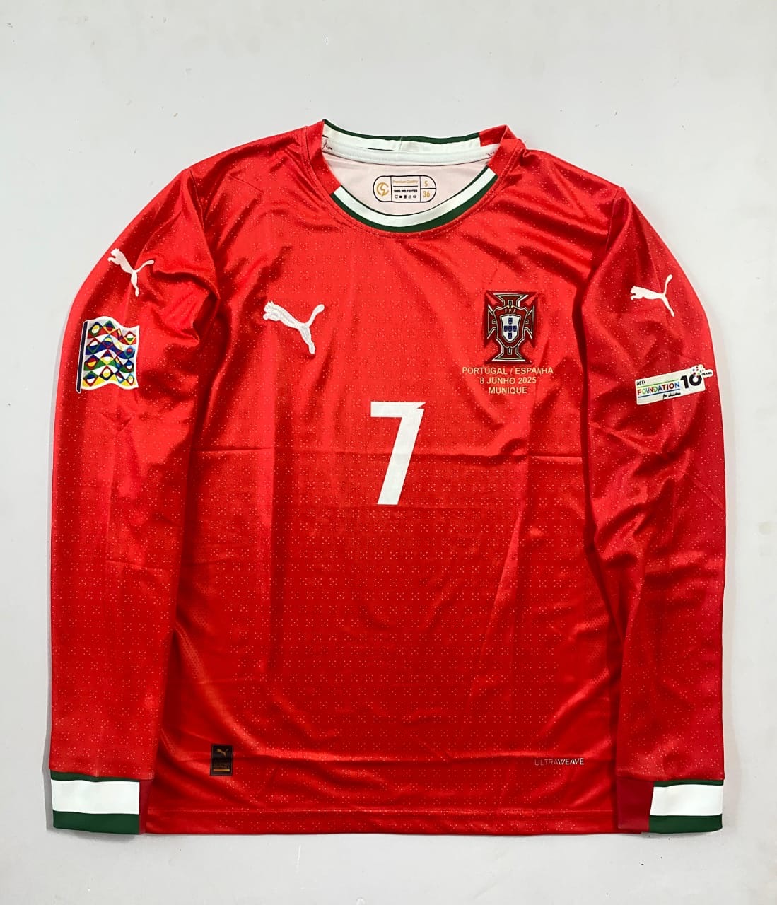 PORTUGAL 25/26 HOME NATIONS LEAGUE FINAL ( FULL SLEVEE) - EMBROIDERY