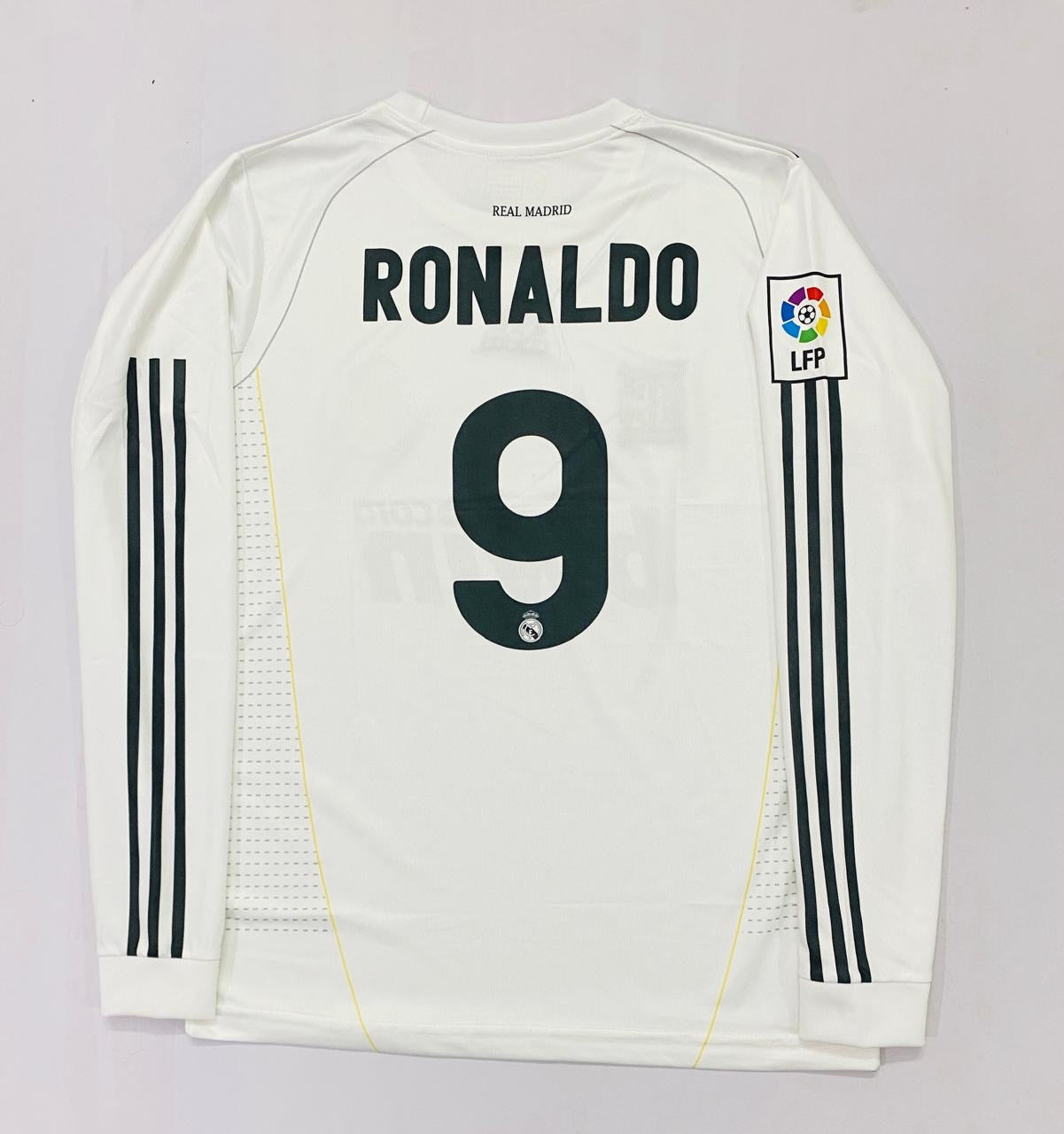 REAL MADRID 2009/10 HOME FULL SLEEVE-EMBROIDERY