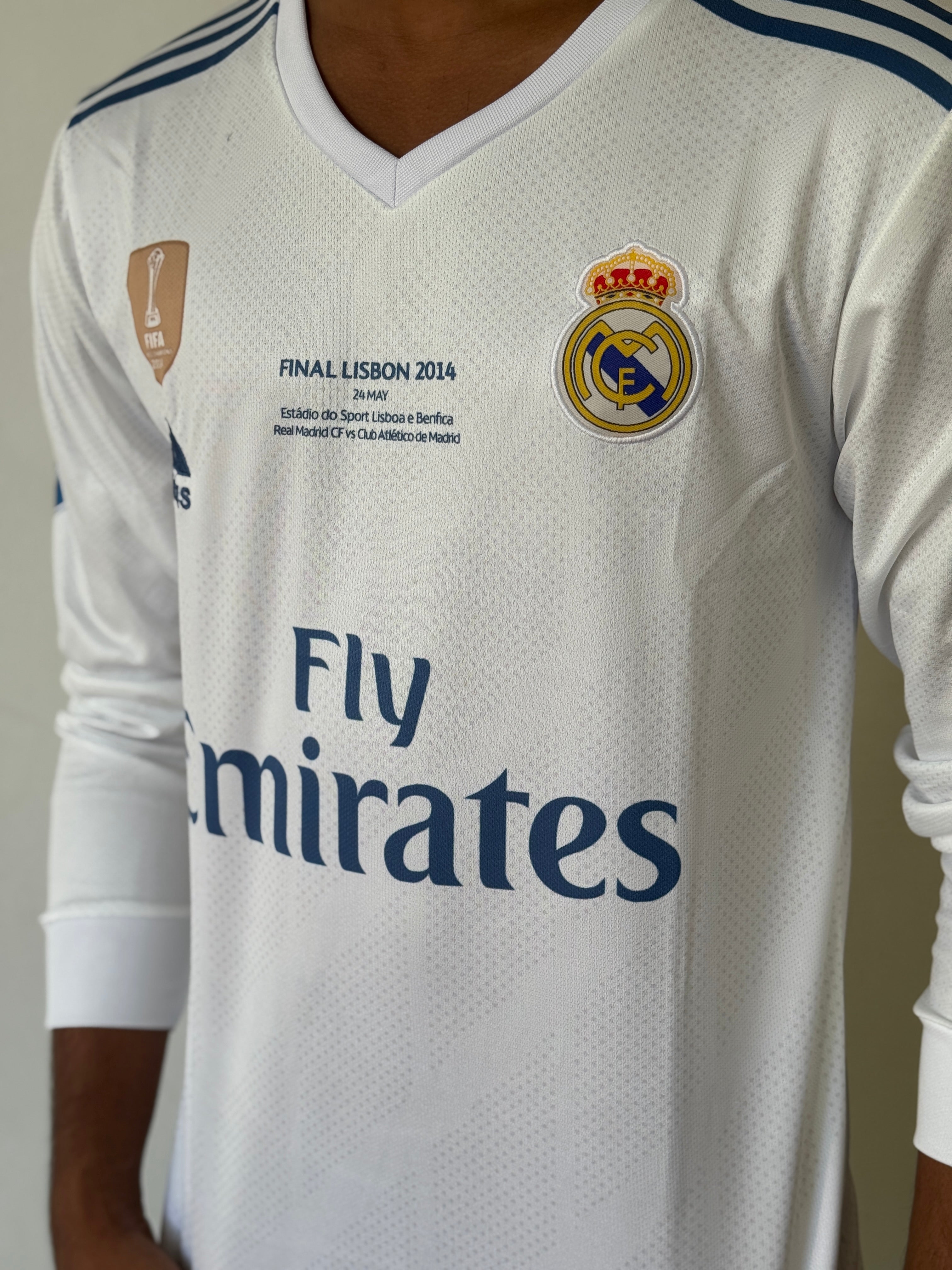 REAL MADRID 2017/18 FULL SLEEVE HOME -EMBROIDERY