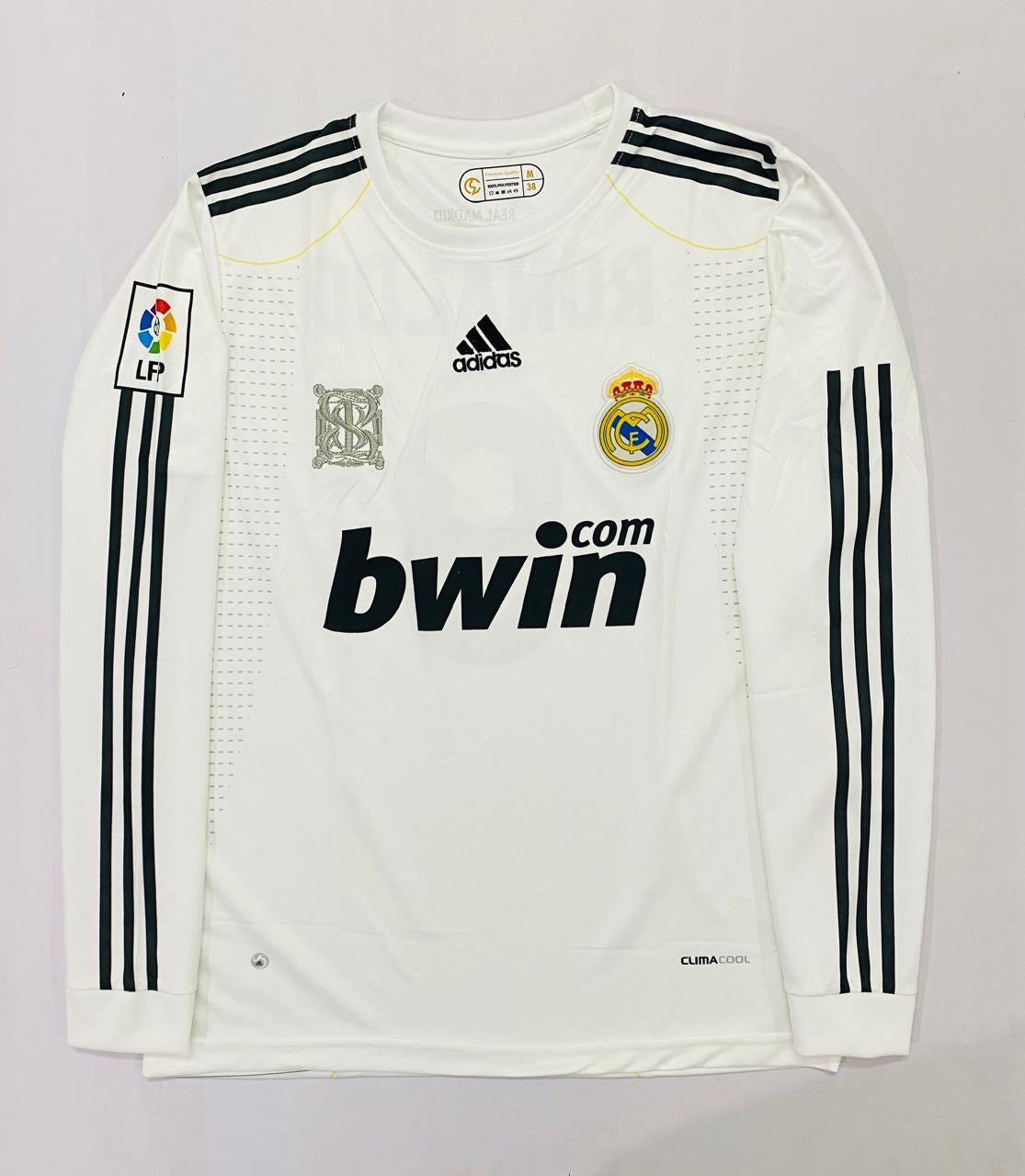 REAL MADRID 2009/10 HOME FULL SLEEVE-EMBROIDERY