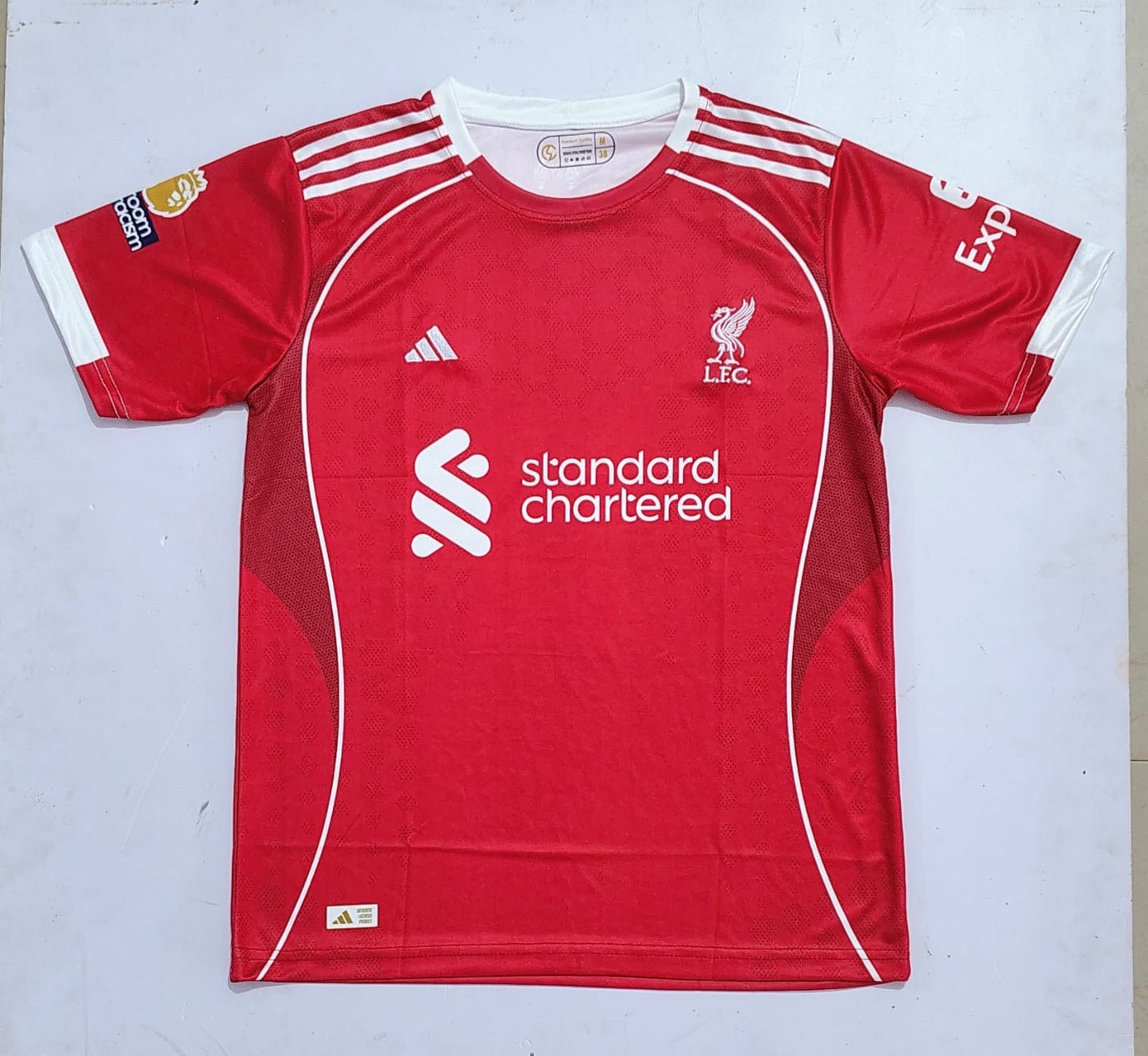 LIVERPOOL FC 25/26 HOME HALF SLEVEE - EMBROIDERY