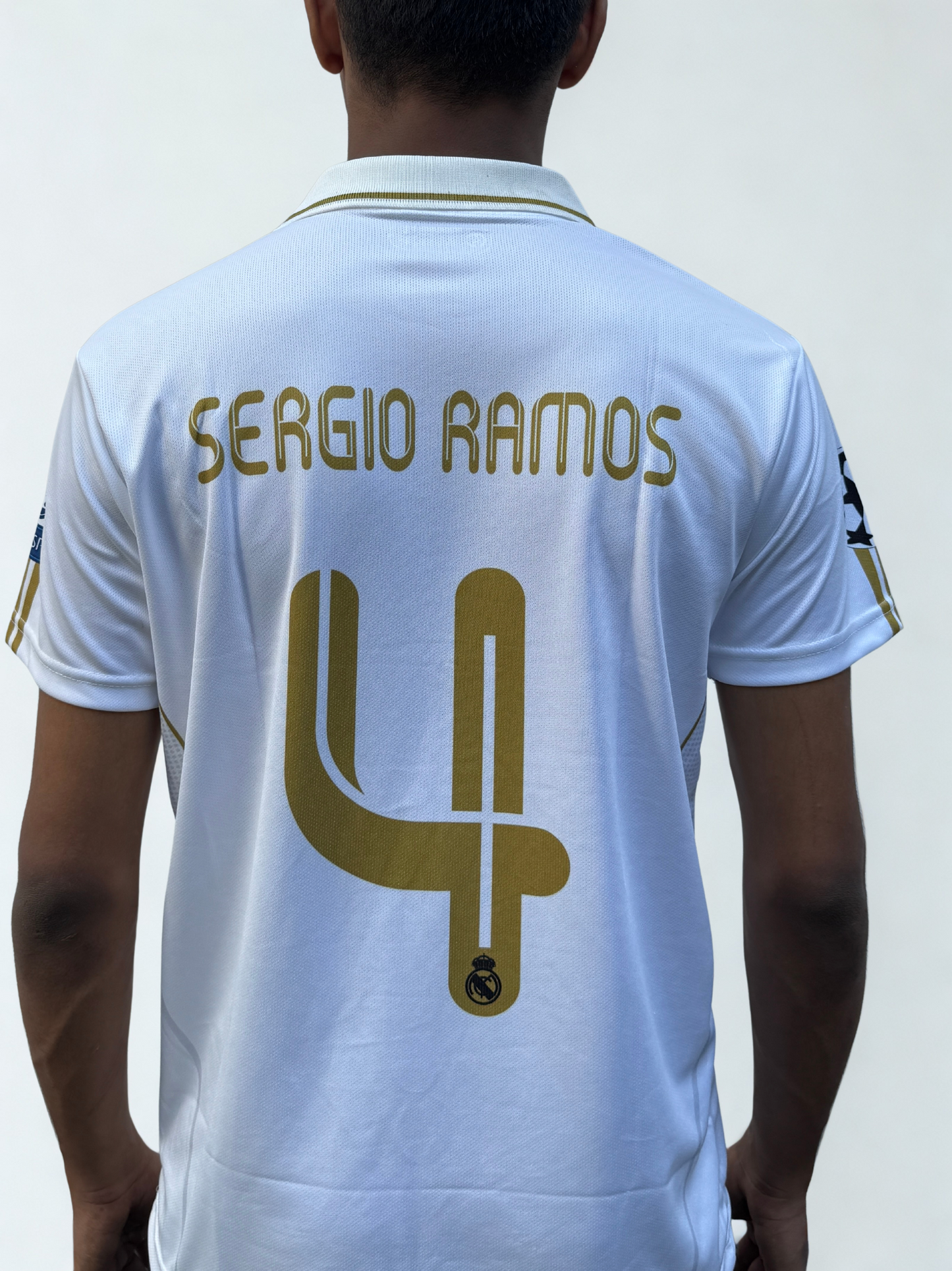 REAL MADRID 2011/12 HOME POLO HALF SLEVEE -EMBROIDERY