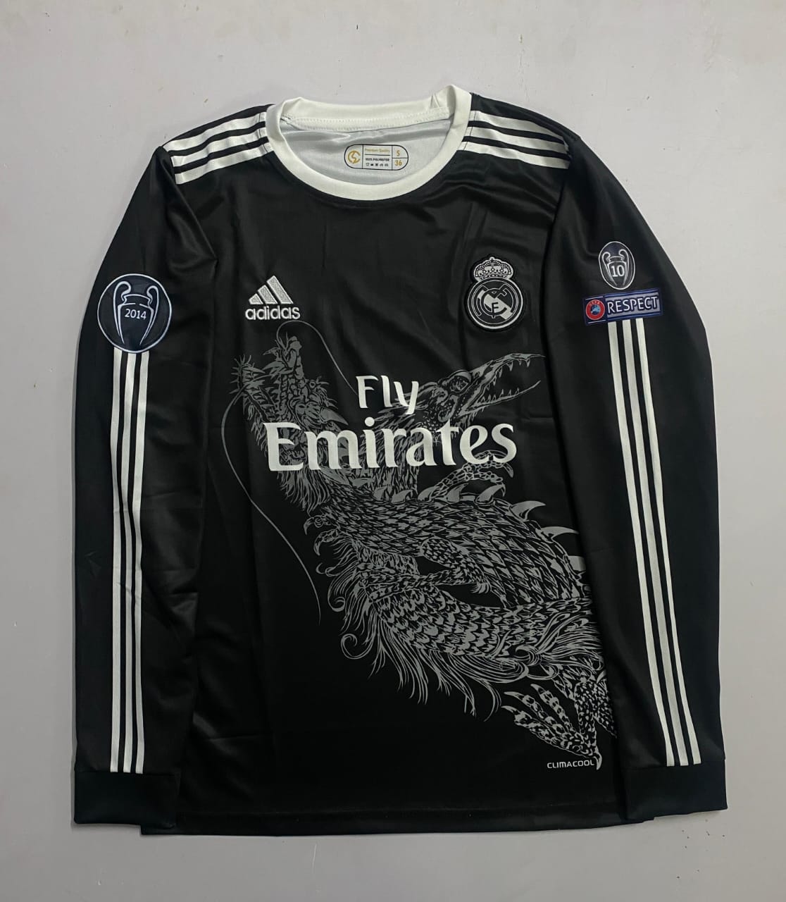 REAL MADRID 2014/15 DRAGON EDITION THIRD KIT -EMBROIDERY