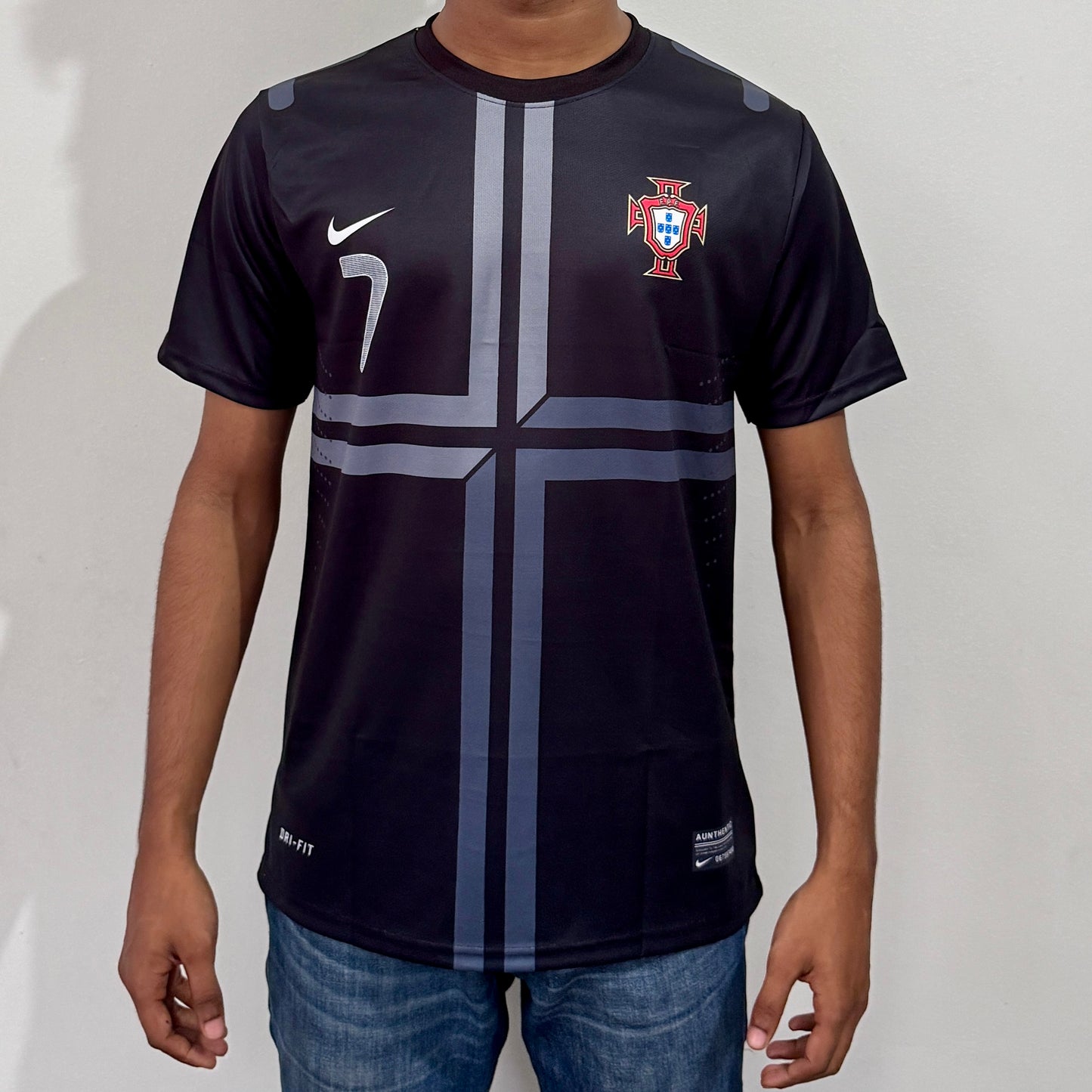 PORTUGAL 2013/14 AWAY BLACK -PRINTED