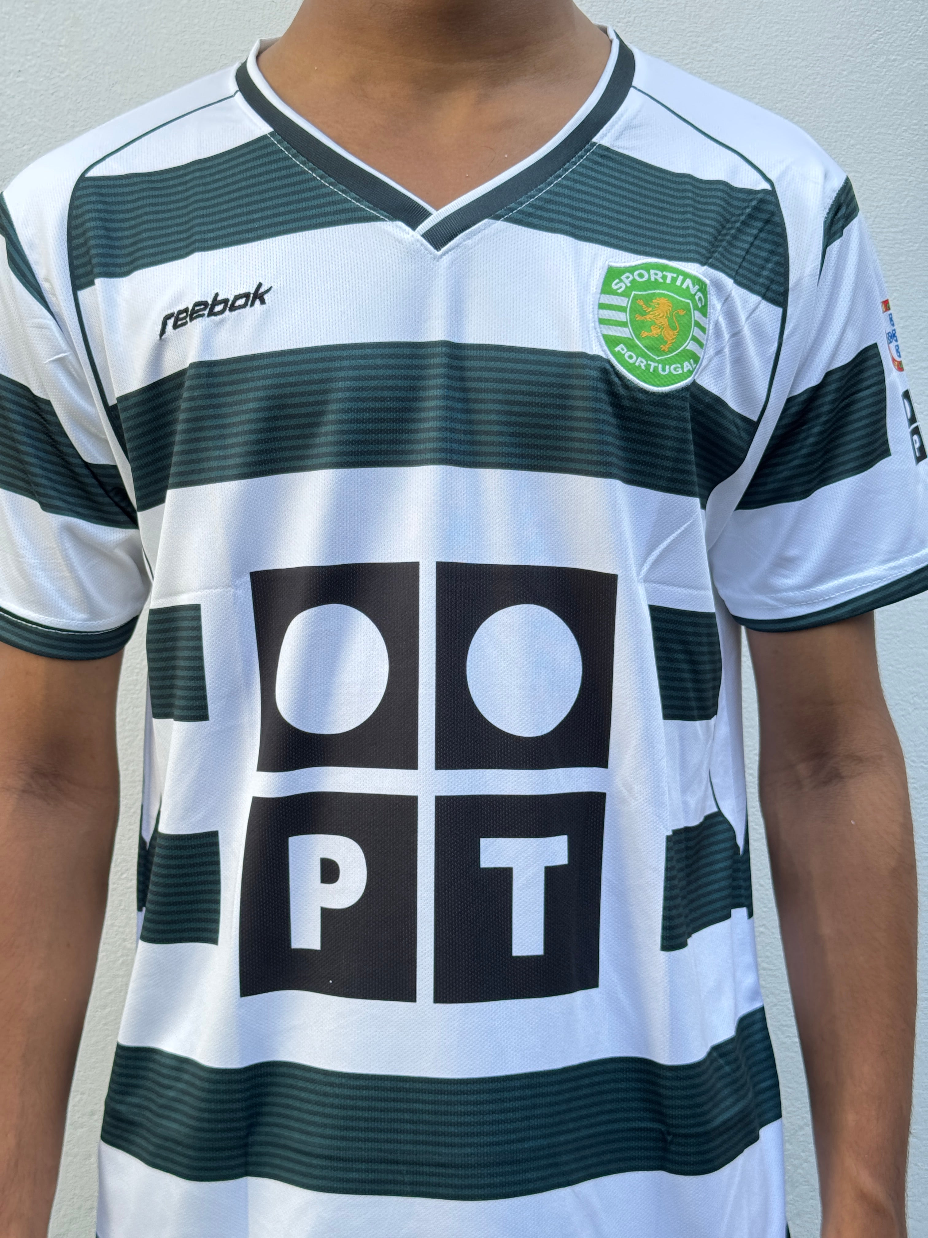 FC SPORTING HOME CR7 EMBROIDERY-Half slevee