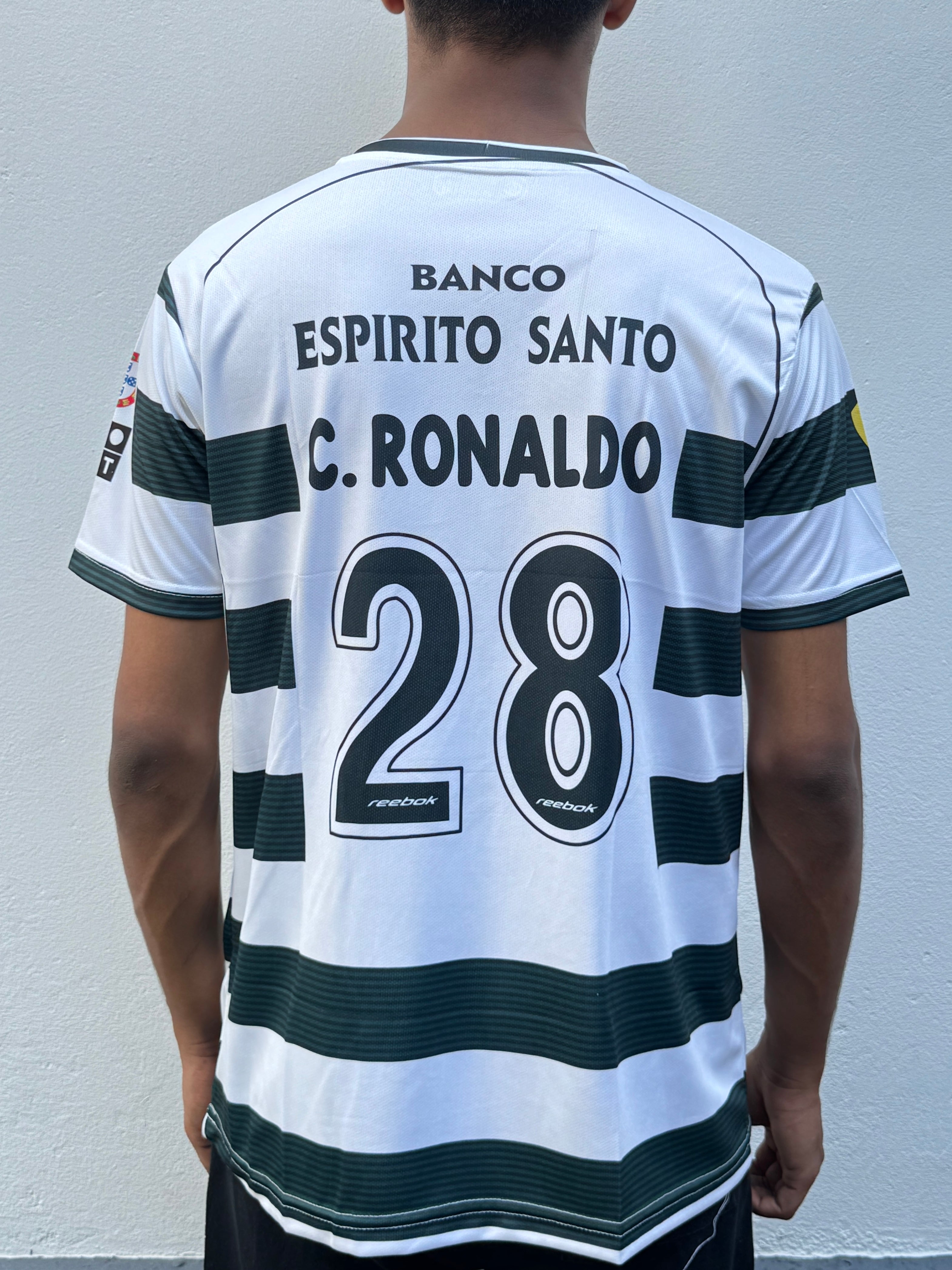 FC SPORTING HOME CR7 EMBROIDERY-Half slevee