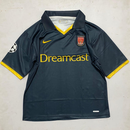 ARSENAL 2000/02 BLACK COLLAR FIVE SLEVEE - EMBROIDERY