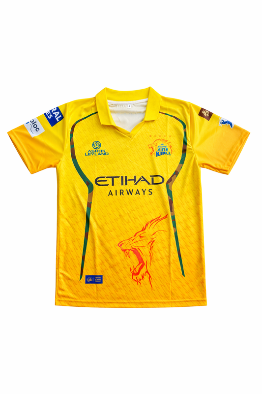 CSK HOME JERSEY IPL- Printed