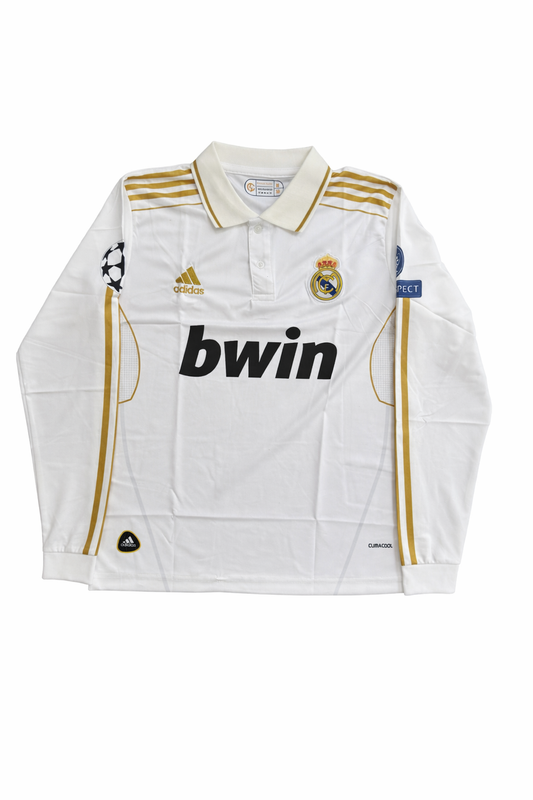 REAL MADRID 2011/12 HOME POLO FULL SLEEVE EMBROIDERY