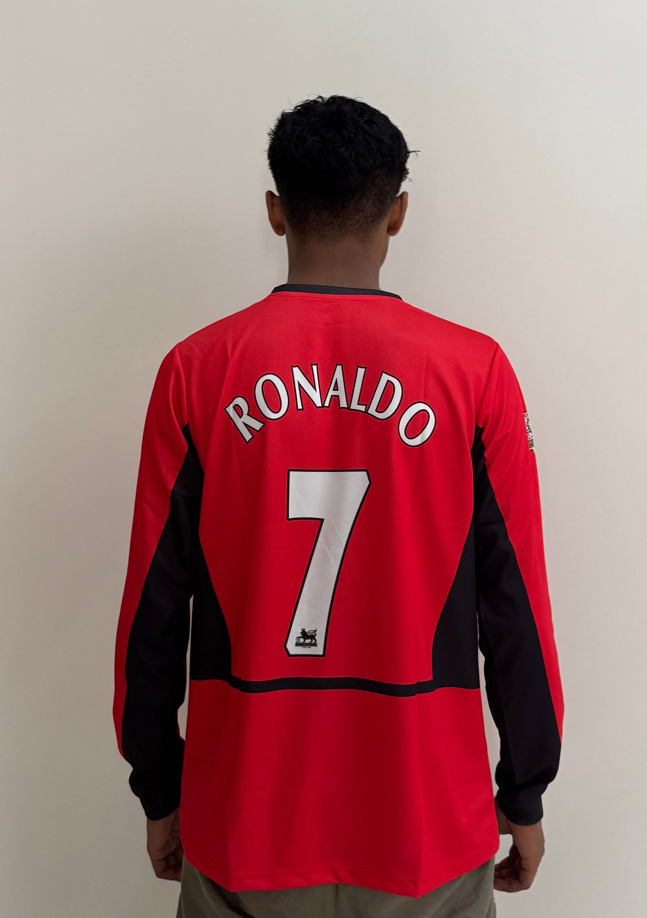 MAN UTD 2003/04 HOME RED  FULL SLEVEE -EMBROIDERY