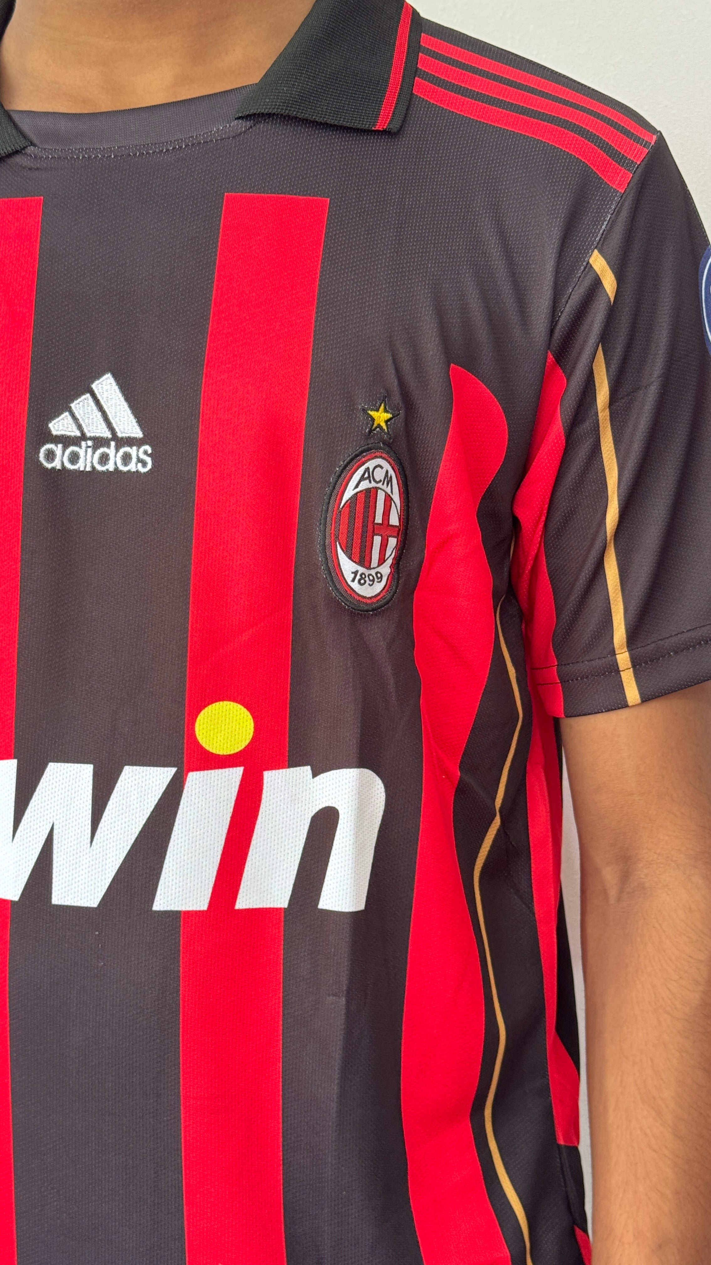 AC MILAN 2006 HOME POLO -EMBROIDERY