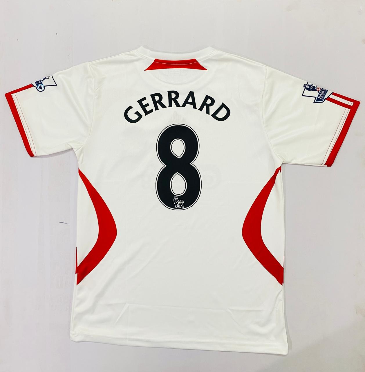 LIVERPOOL AWAY WHITE GERRARD-EMBROIDERY