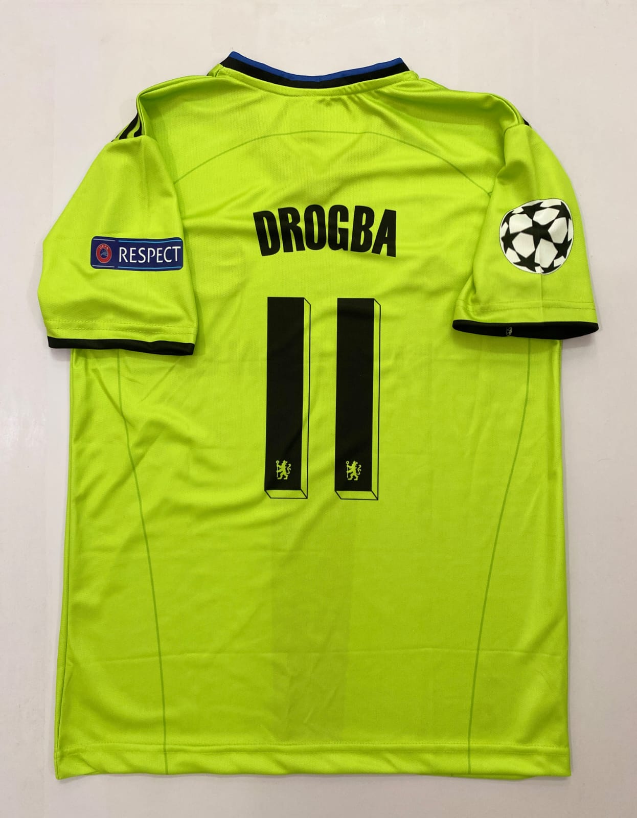 CHEALSEA FC DROGBA GREEN AWAY JERSEY