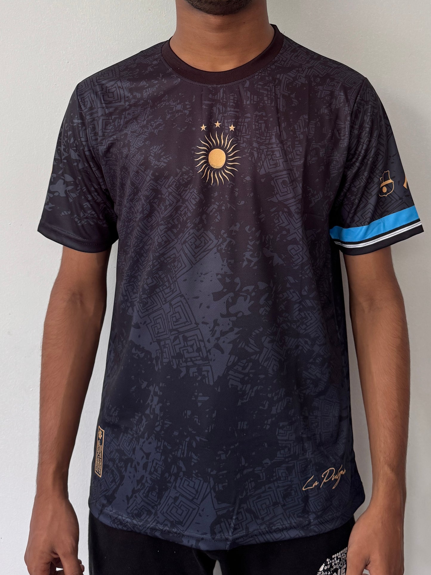 ARG MESSI SPECIAL EDITION BLACK JERSEY-PRINTED