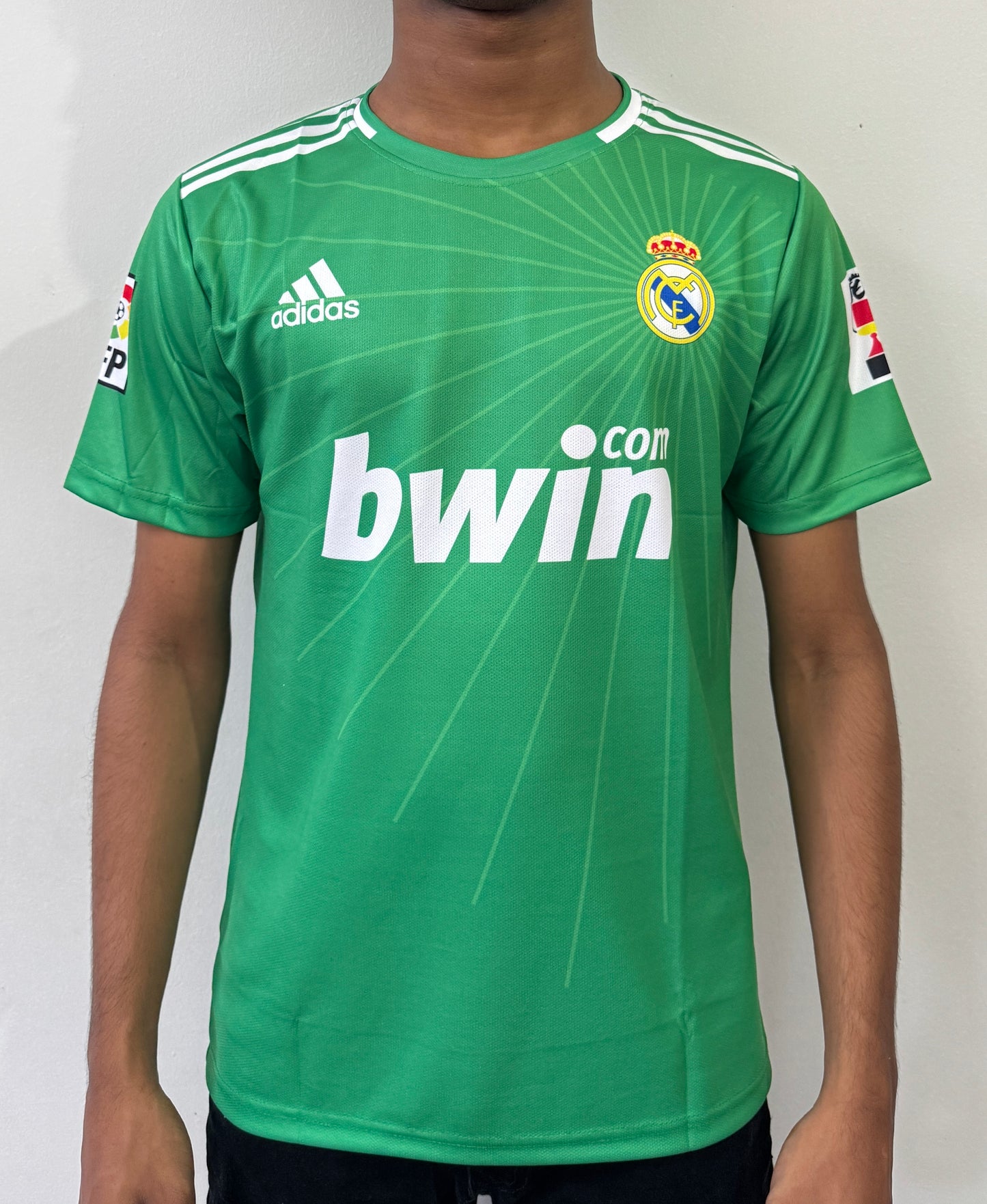 REAL MADRID GOAL KEEPER CASILAS GREEN -PRINTED