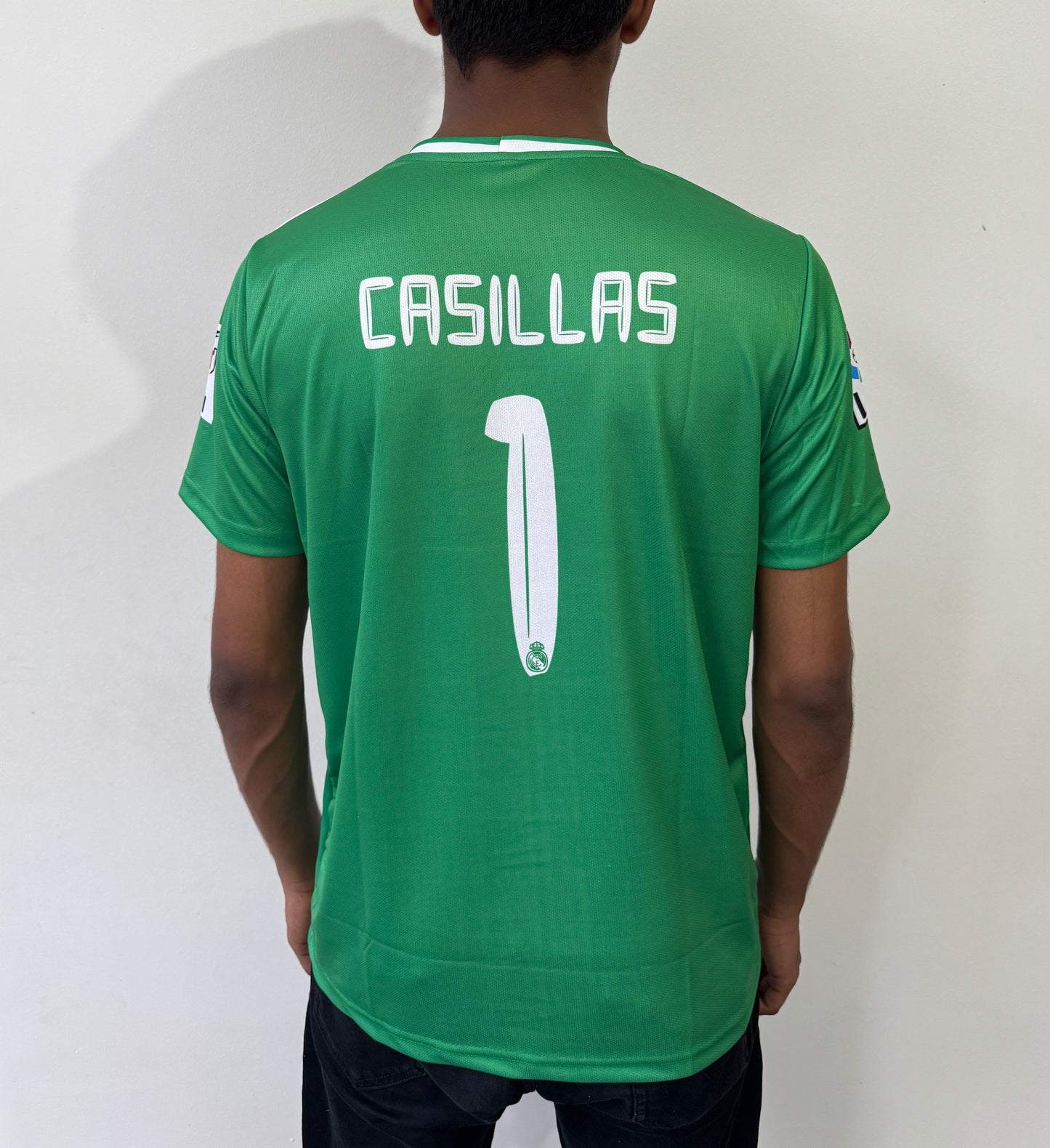 REAL MADRID GOAL KEEPER CASILAS GREEN -PRINTED