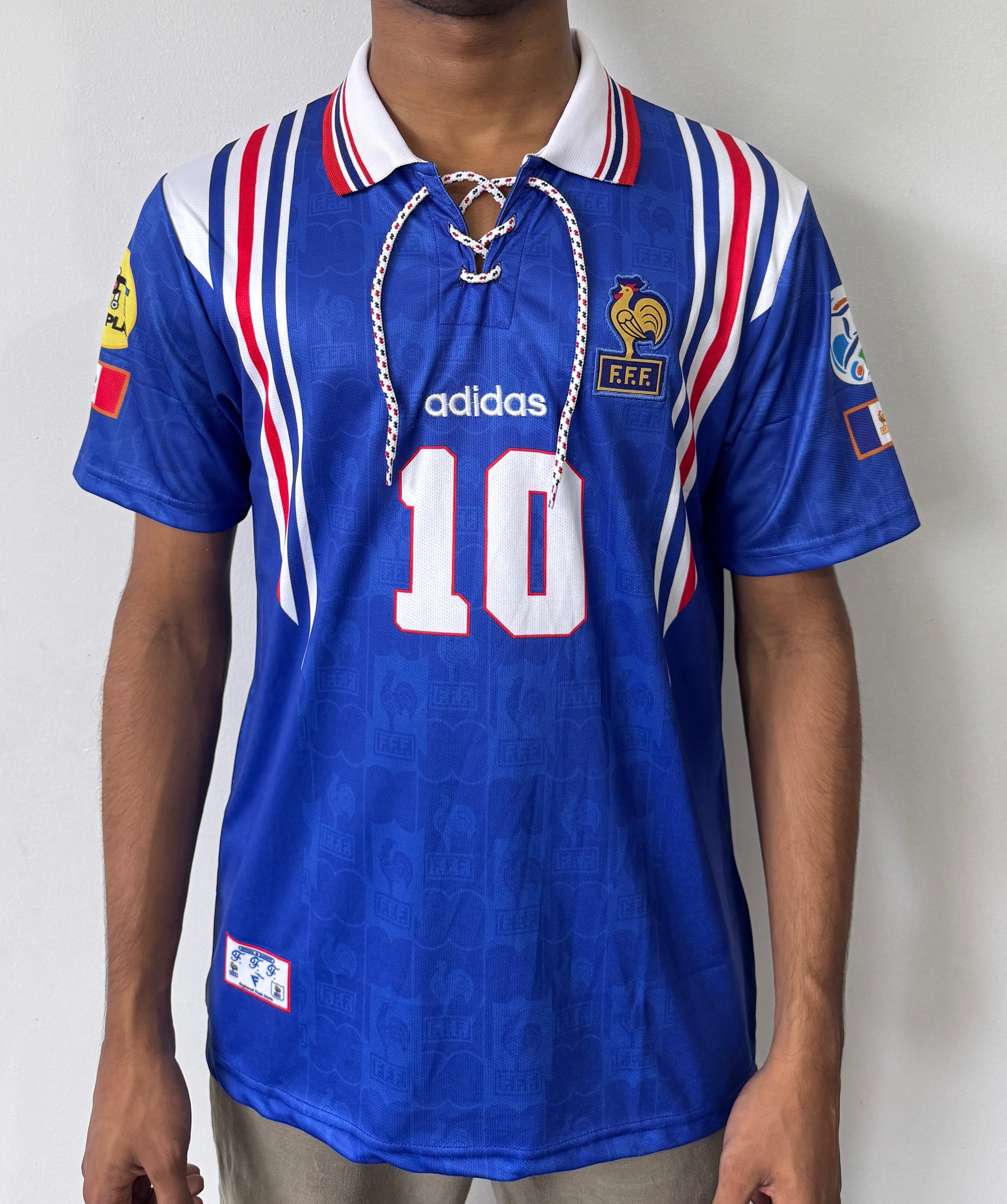 FRANCE 1996 HOME LACE UP COLLAR -EMBROIDERY