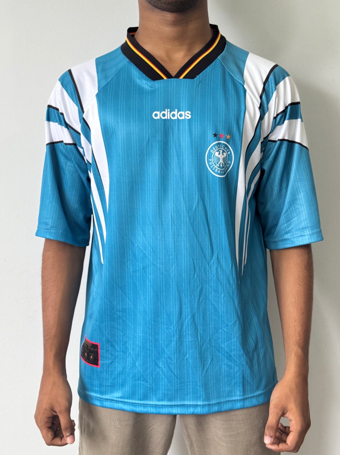 GERMANY 1996 AWAY FIVE SLEVEE-PRINTED