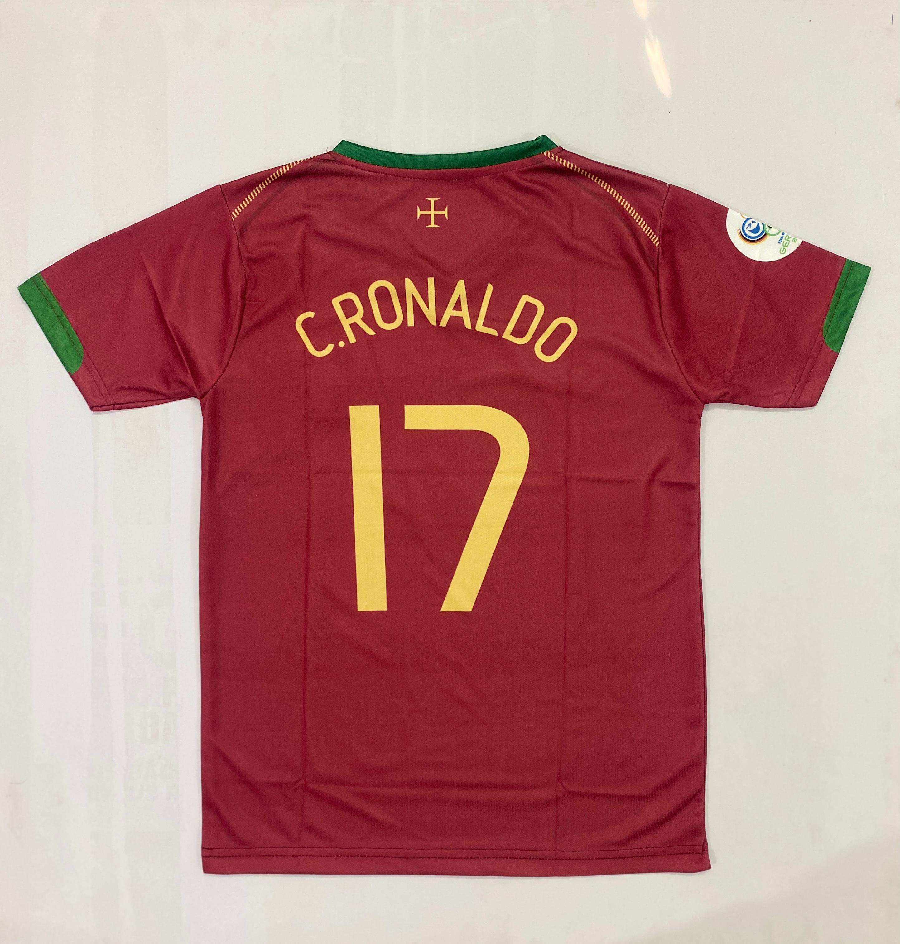PORTUGAL 2006 HOME RED CR7-EMBROIDERY