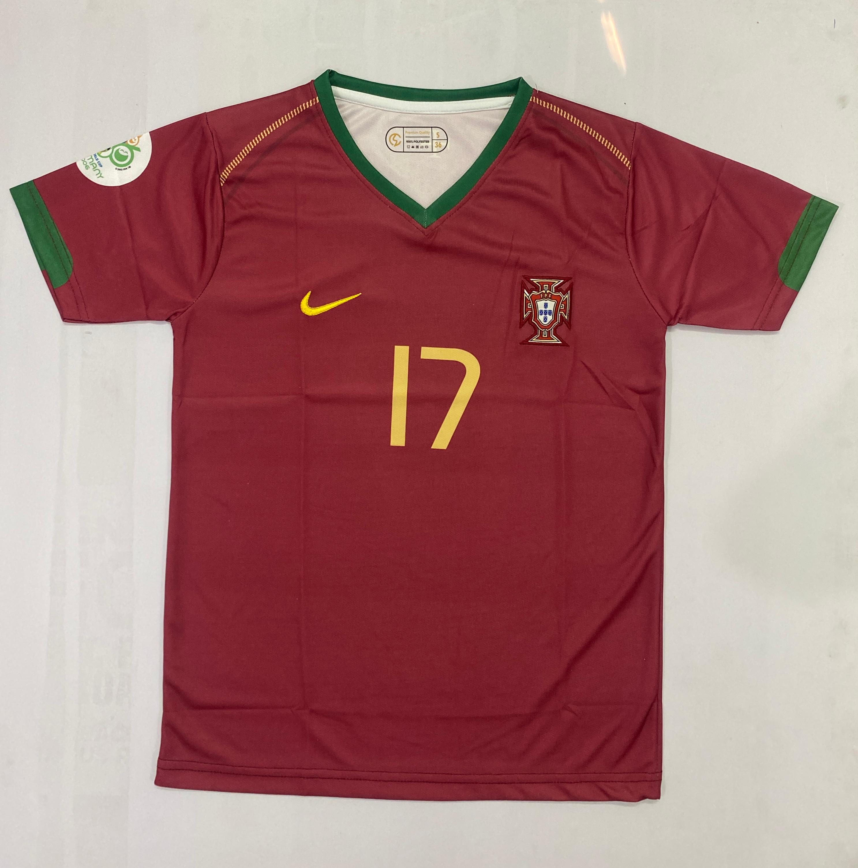 PORTUGAL 2006 HOME RED CR7-EMBROIDERY