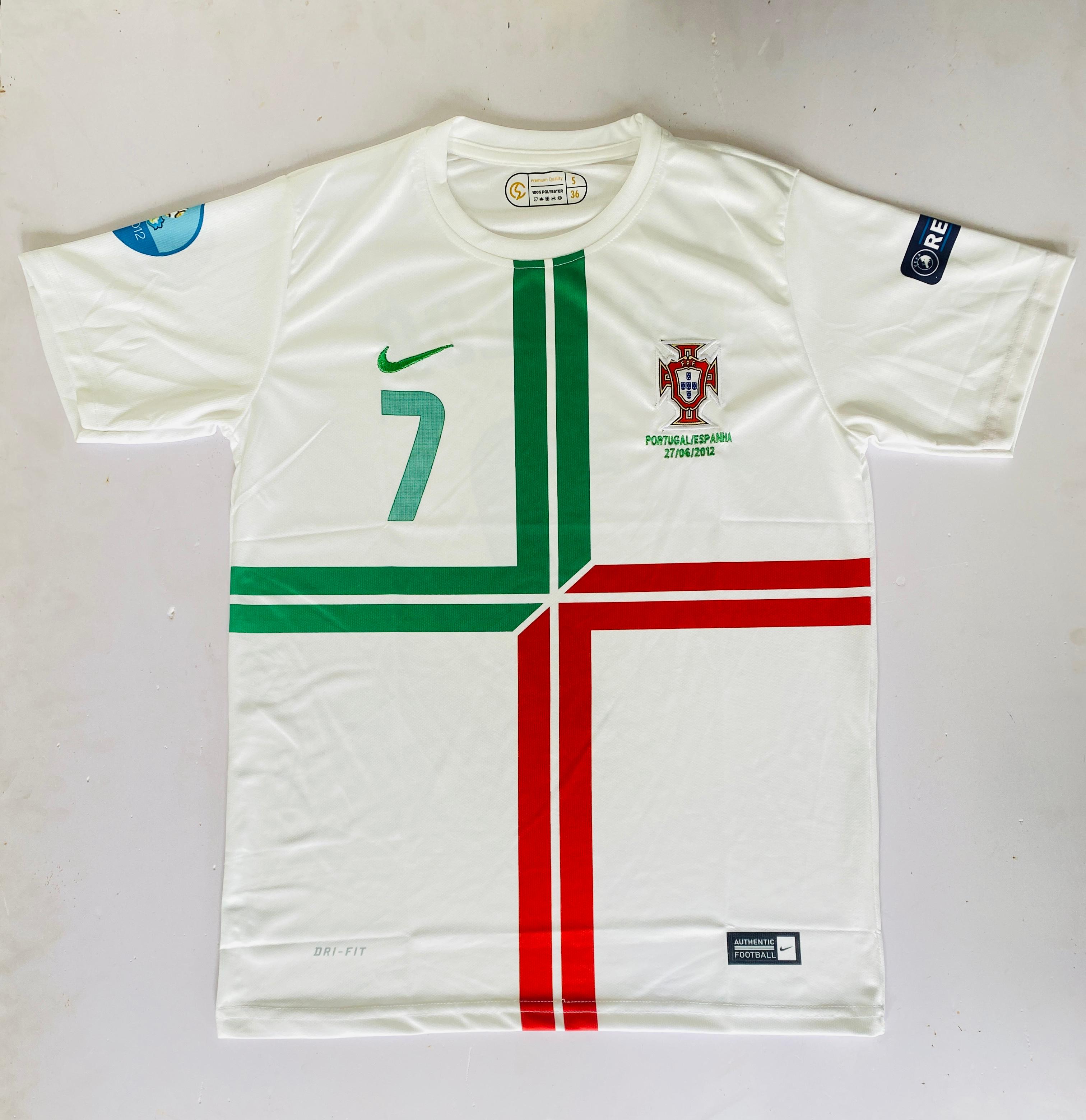 PORTUGAL 2012 AWAY HALF SLEVEE CR7-EMBROIDERY