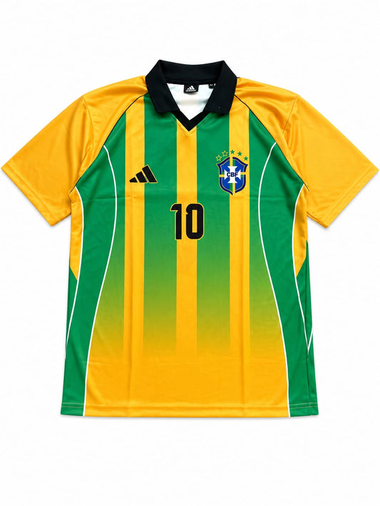 BRAZIL FIVE SLEEVE BLACK COLAR- PRINTED