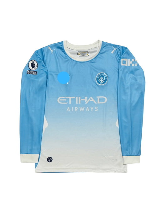 MAN CITY 26/27 HOME FULL SLEEVE- EMBROIDERY