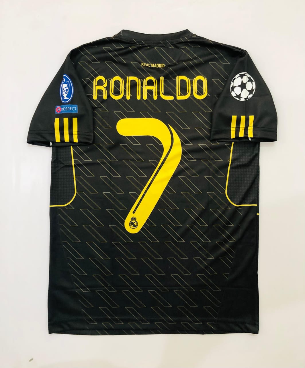 REAL MADRID 2011/12 AWAY BLACK CR7-EMBROIDERY