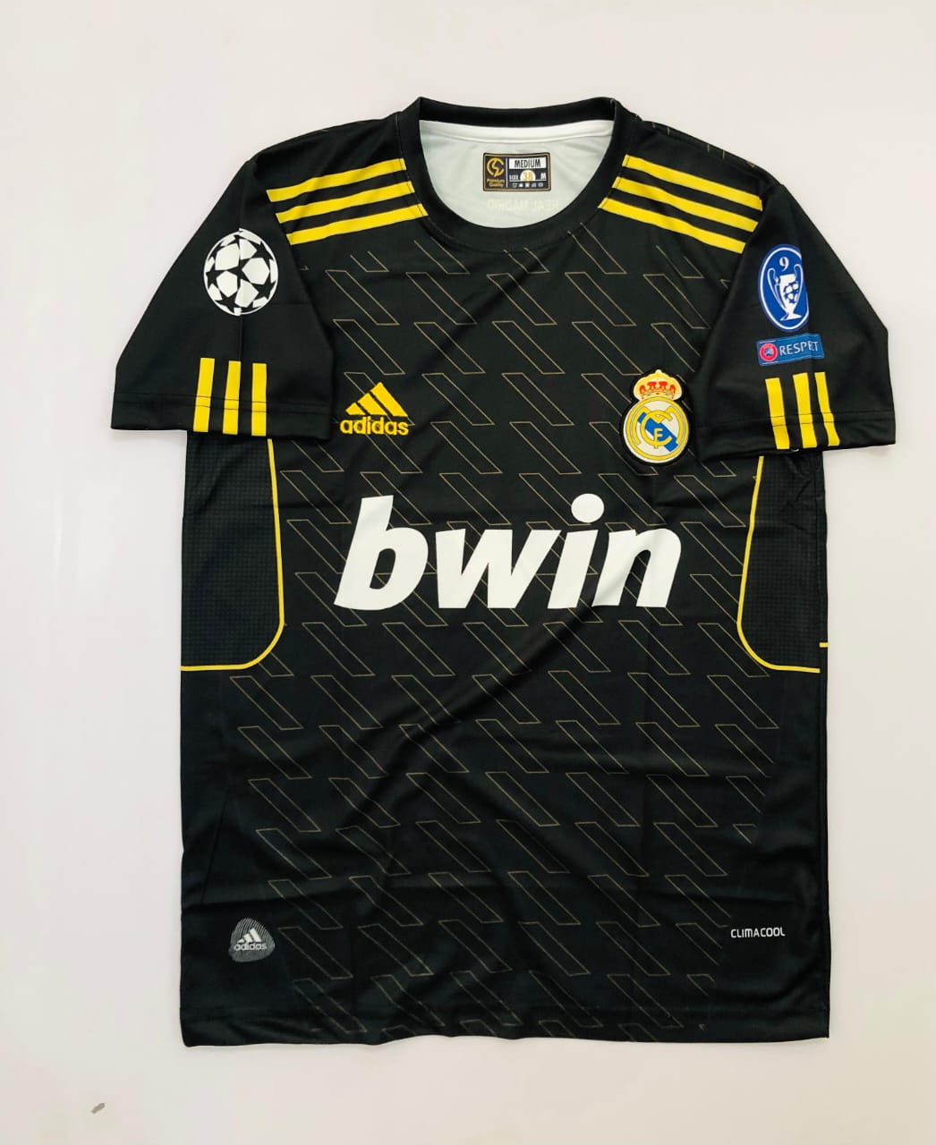 REAL MADRID 2011/12 AWAY BLACK CR7-EMBROIDERY
