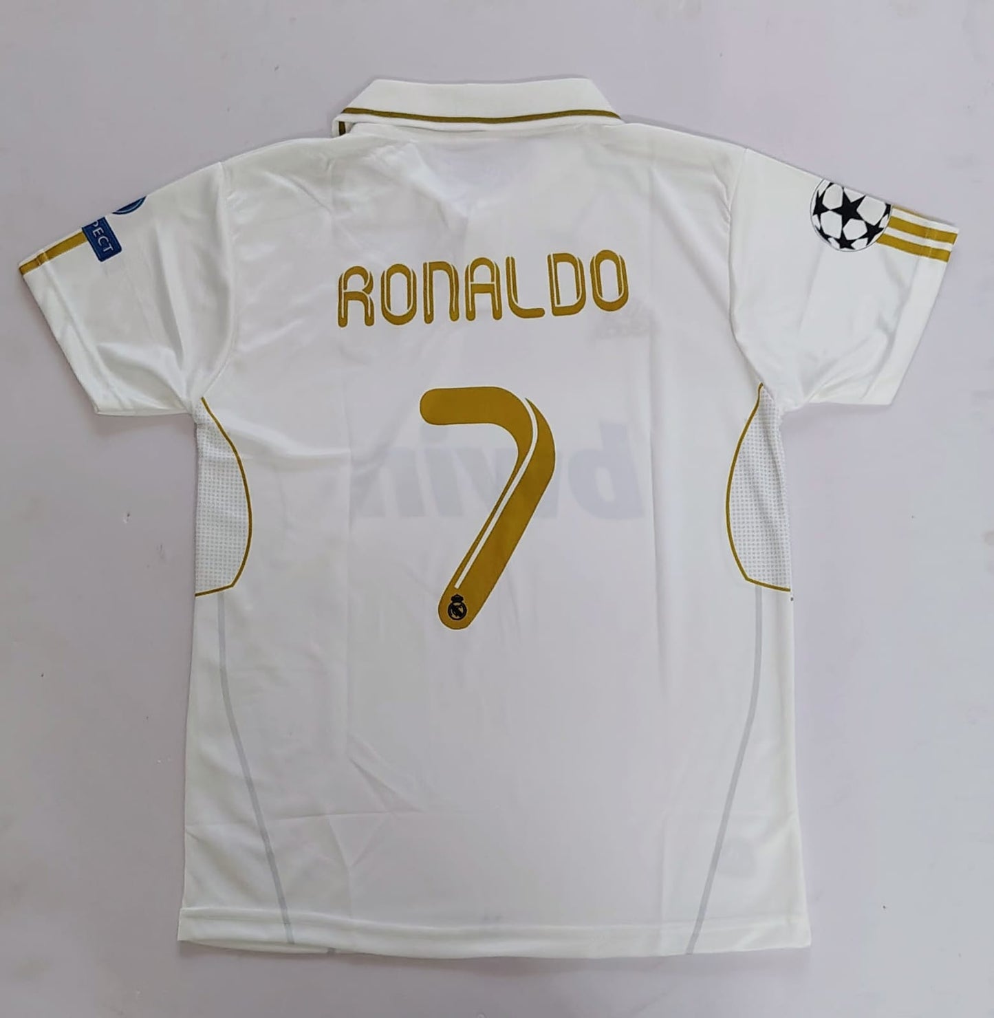 REAL MADRID 2011/12 HOME POLO HALF SLEVEE -EMBROIDERY