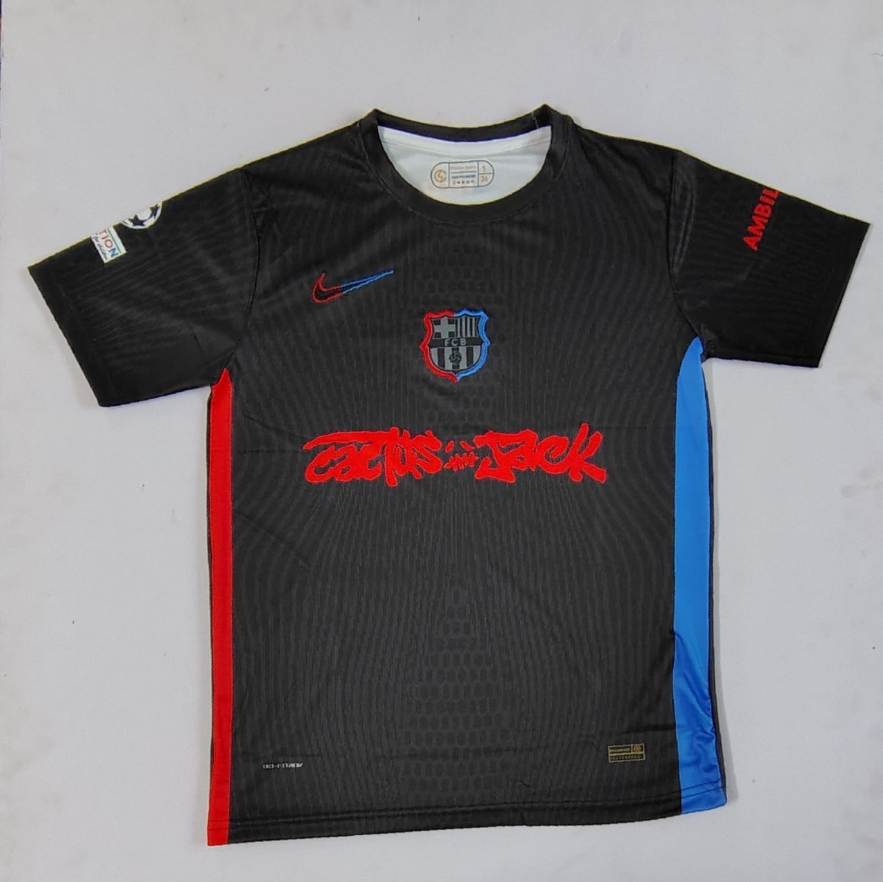 FCB x travis scott 2024/25 -AWAY- HALF SLEVEE -EMBROIDERY