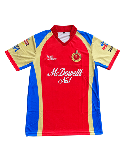 RCB 2012 RETRO HOME JERSEY IPL - EMBROIDERY