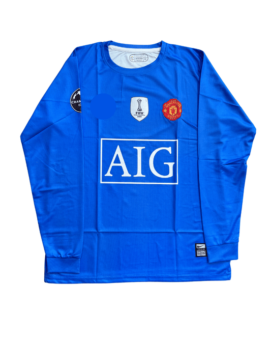 MAN UTD 2008 THIRD KIT BLUE CR7-EMBROIDERY LOGO