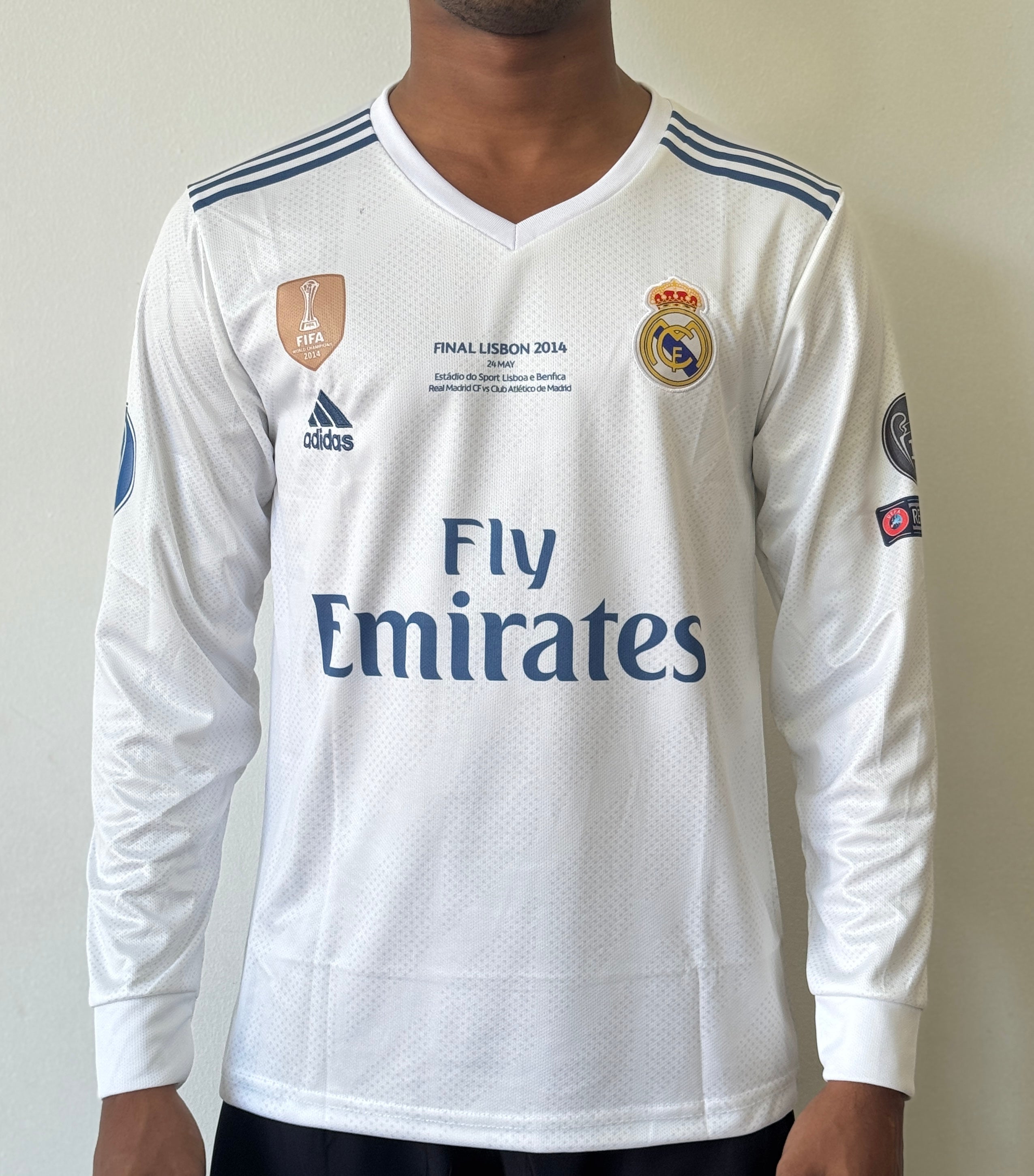REAL MADRID 2017/18 FULL SLEEVE HOME -EMBROIDERY