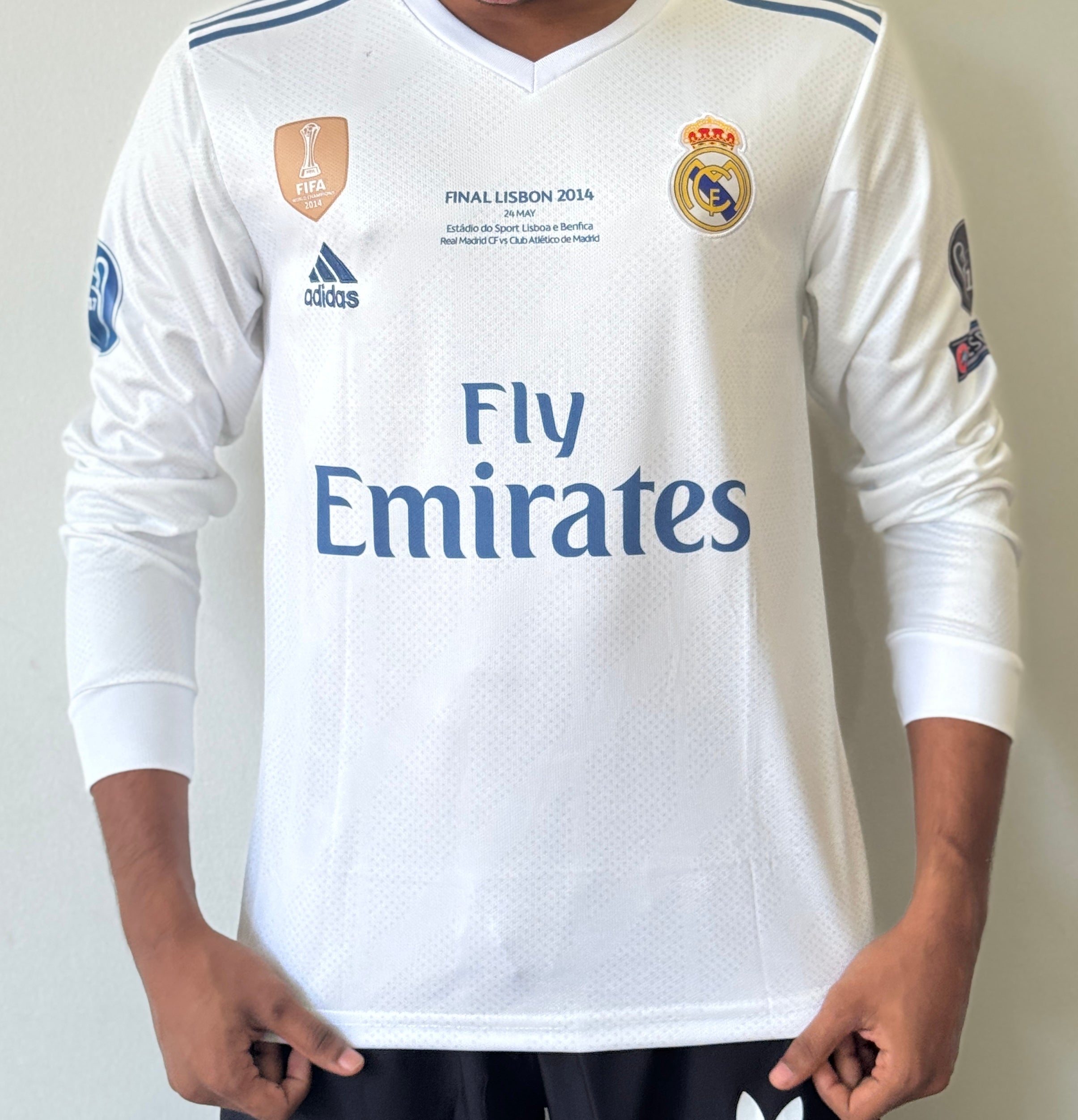 REAL MADRID 2017/18 FULL SLEEVE HOME -EMBROIDERY