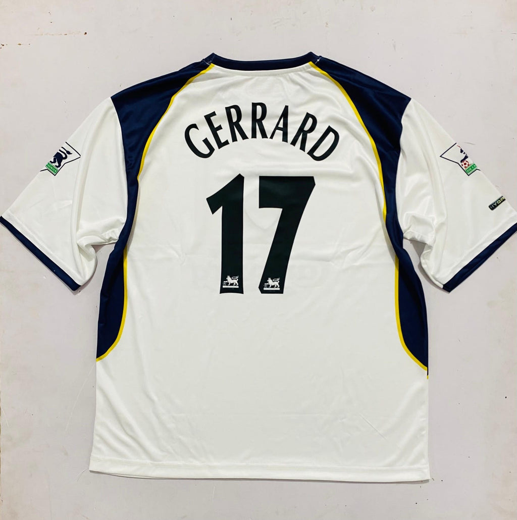 LIVERPOOL 2001/03 AWAY FIVE SLEVEE - EMBROIDERY