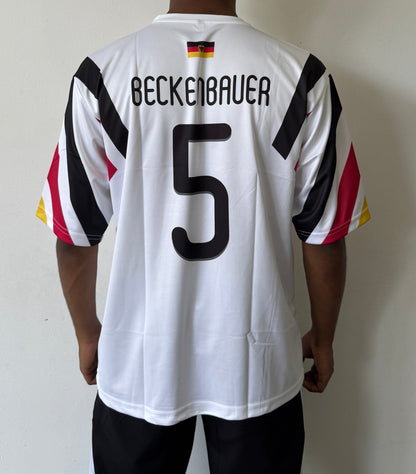 GERMANY BECKENBAUER WHITE FIVE SLEVEE - EMBROIDERY