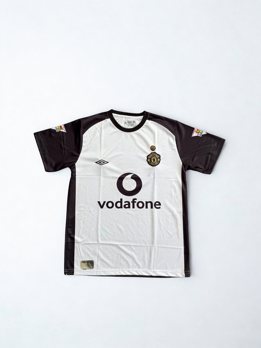 MAN UTD 2001 AWAY HALF SLEVEE BECKHAM - EMBROIDERY