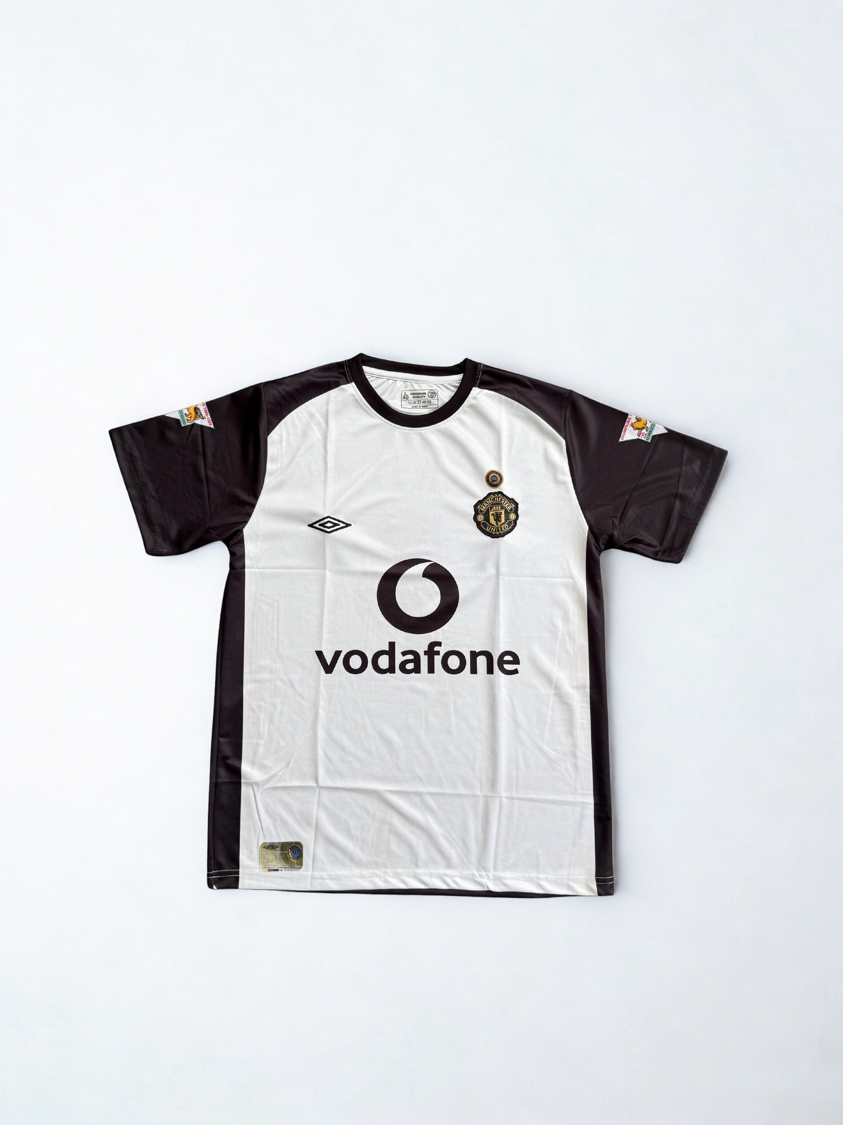 MAN UTD 2001 AWAY HALF SLEVEE BECKHAM - EMBROIDERY