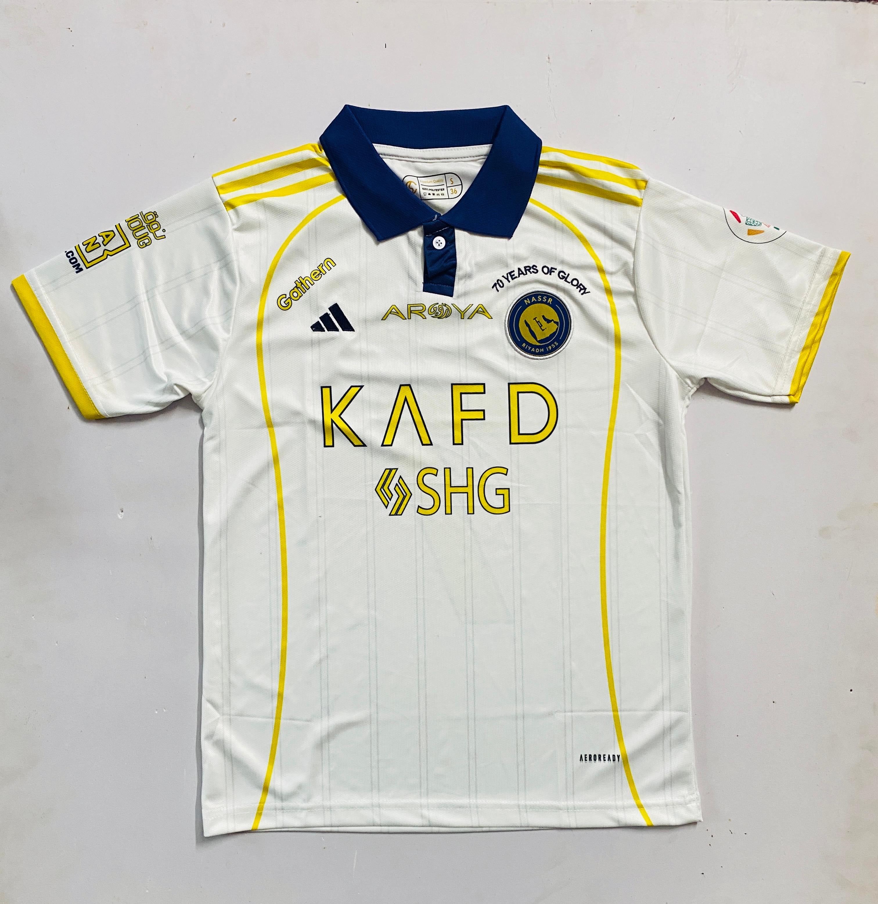 AL NASSAR 25/26 THIRD KIT POLO - EMBROIDERY