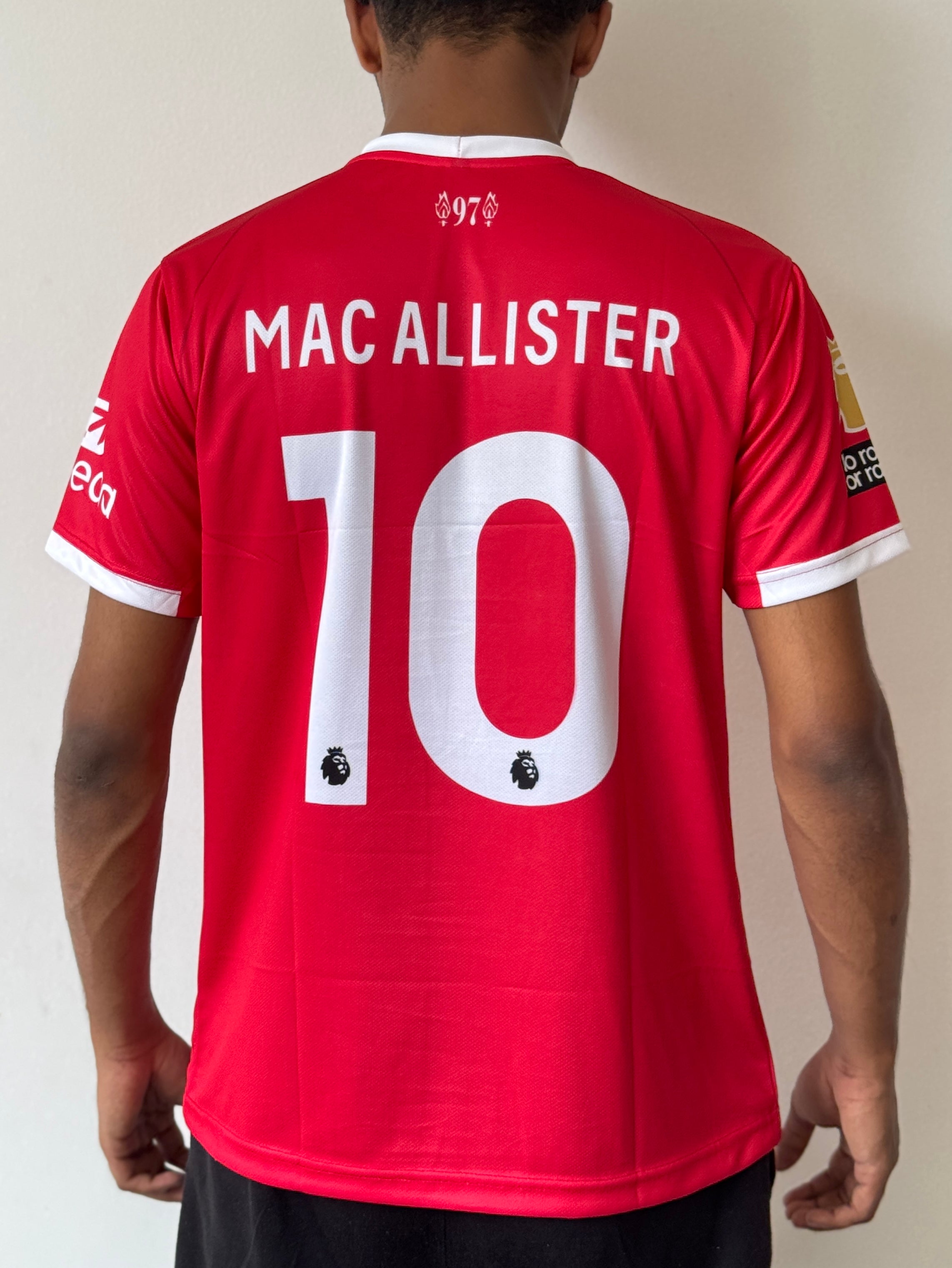 LIVERPOOL FC 2025/26 HOME -PRINTED