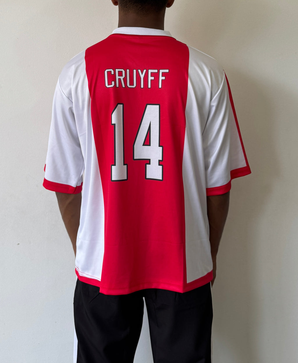 AJAX 2001-02 CRUYFF FIVE SLEVEE - EMBROIDERY