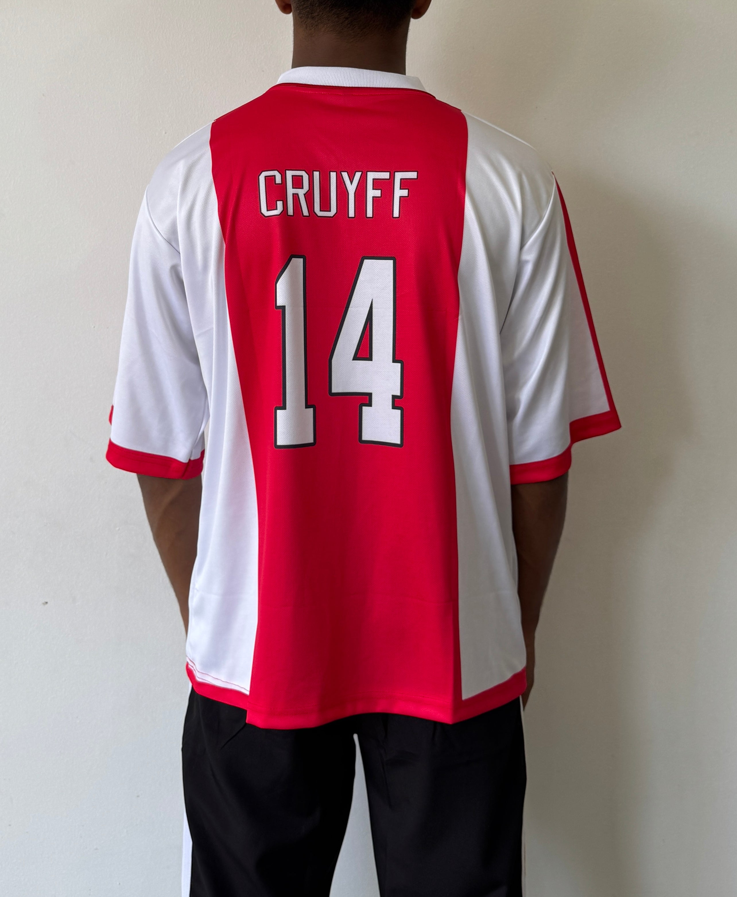 AJAX 2001-02 CRUYFF FIVE SLEVEE - EMBROIDERY